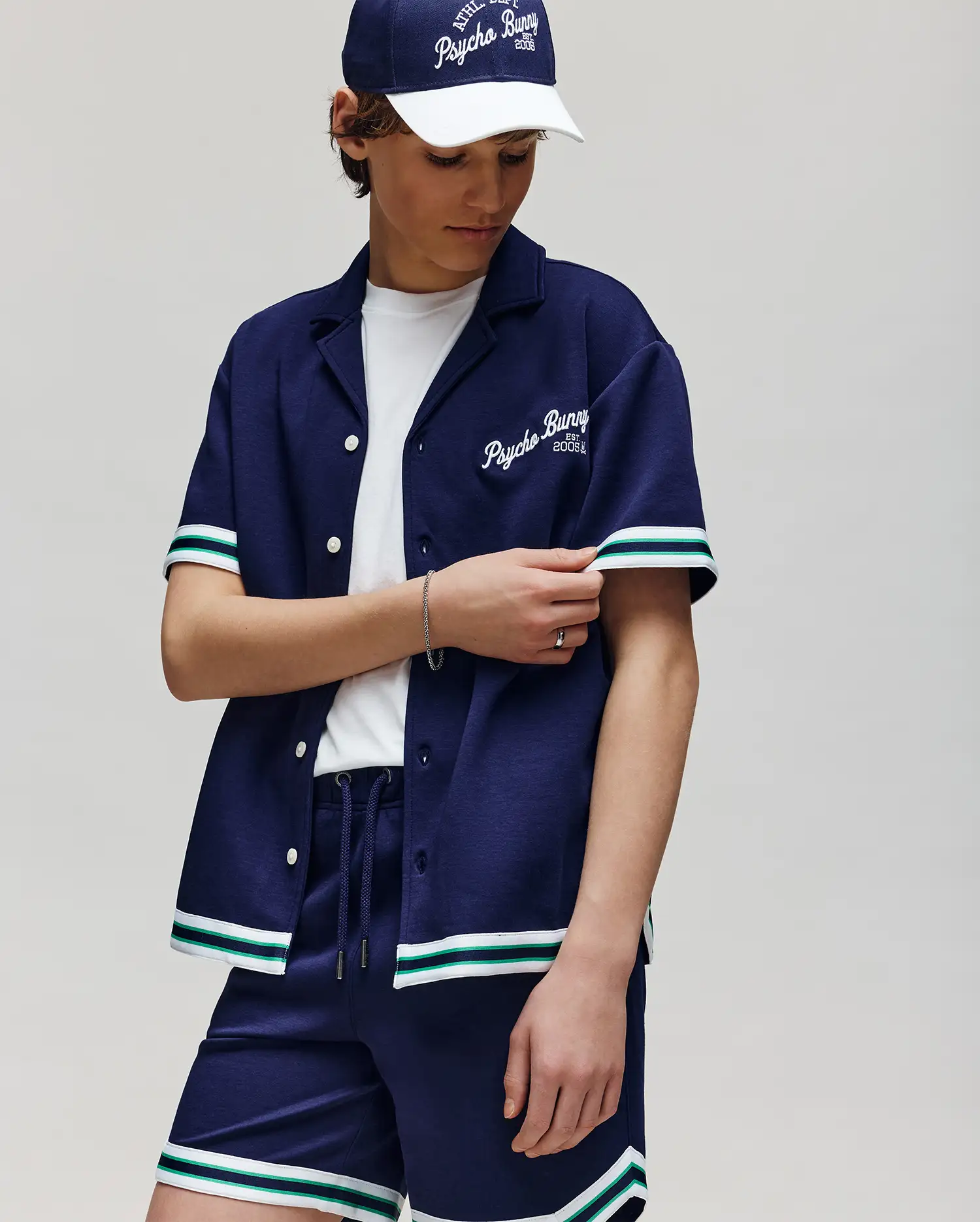 KIDS BASIL TAPED CAMP COLLAR SHIRT - KT0500007