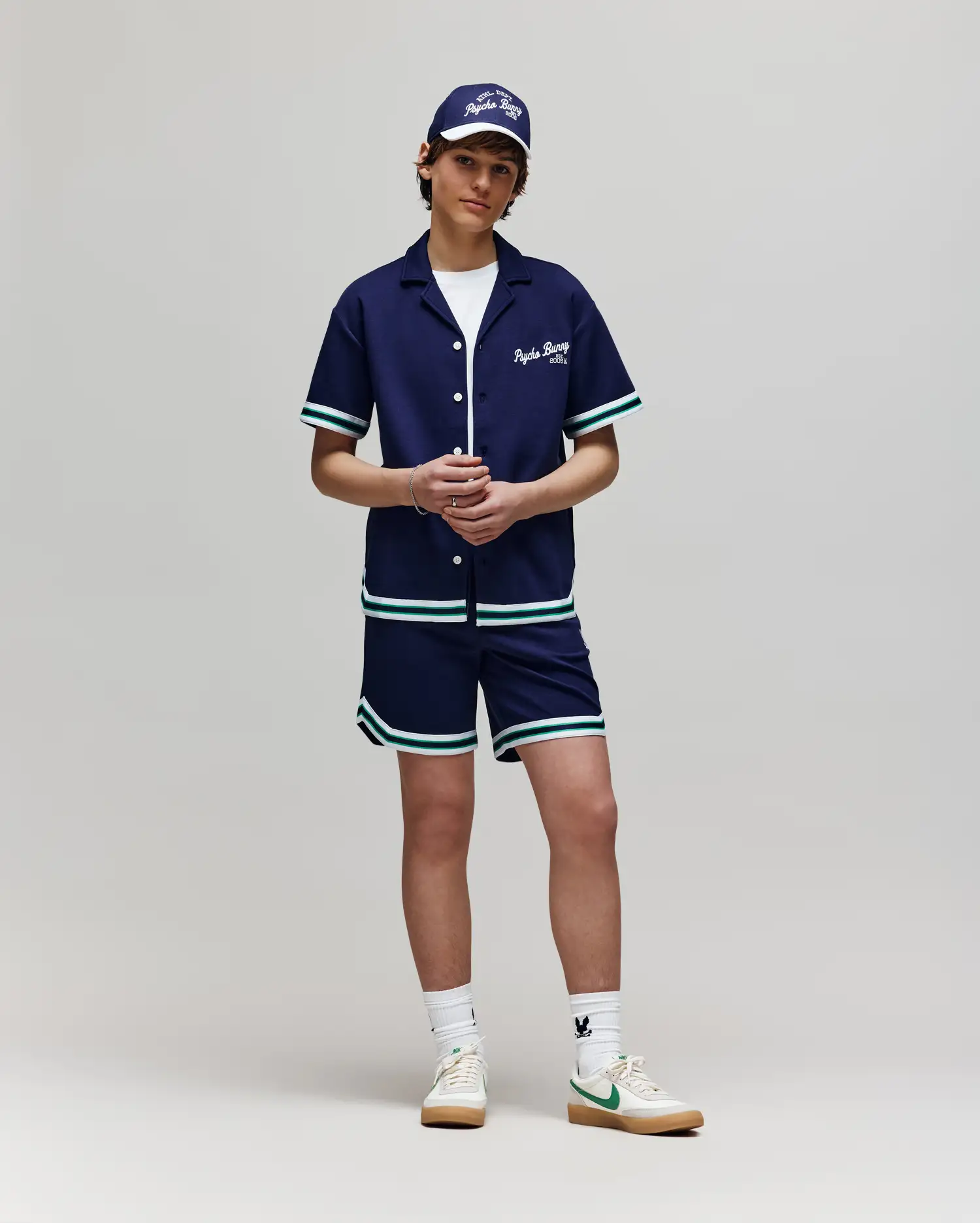 KIDS BASIL TAPED CAMP COLLAR SHIRT - KT0500007 - Image 3