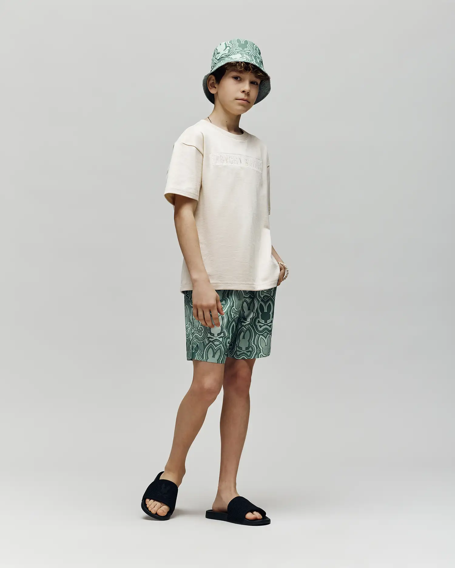 KIDS CHUCK ALL OVER PRINT LIGHTWEIGHT SWIM TRUNK - KB1000002 - Image 4