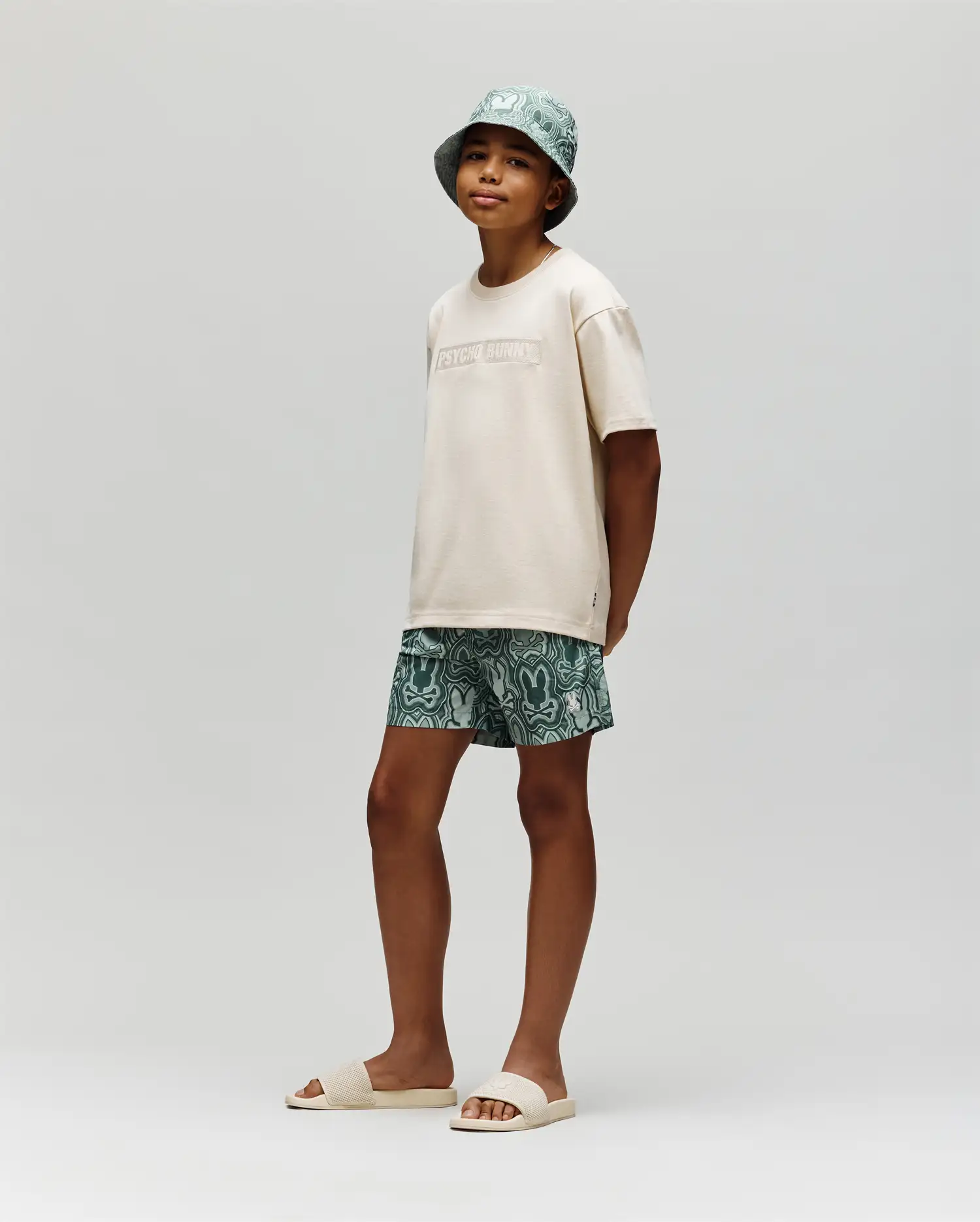 KIDS CHUCK ALL OVER PRINT LIGHTWEIGHT SWIM TRUNK - KB1000002 - Image 9