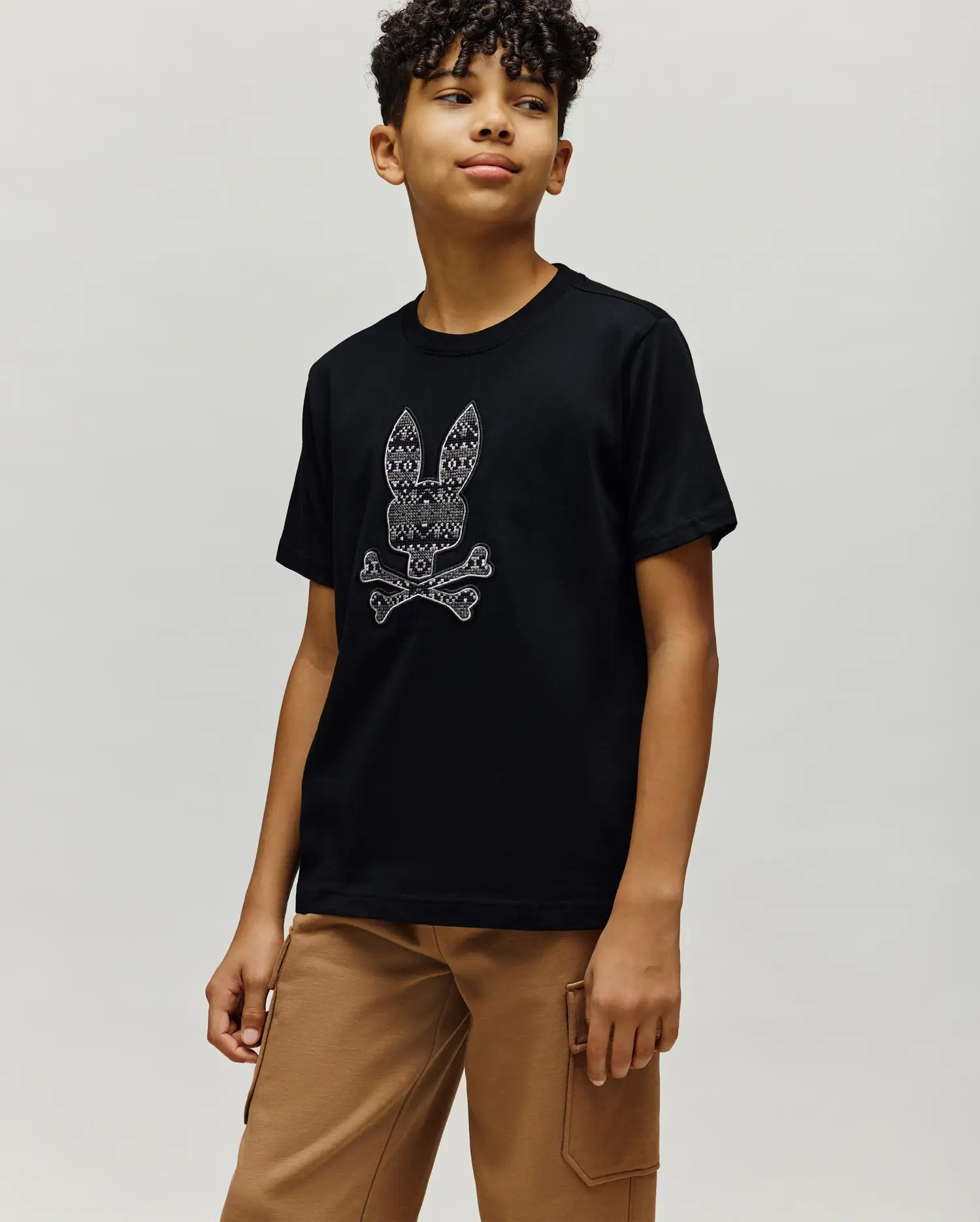 KIDS INDIGO FAIR ISLE GRAPHIC TEE - KT0200105 - Image 4