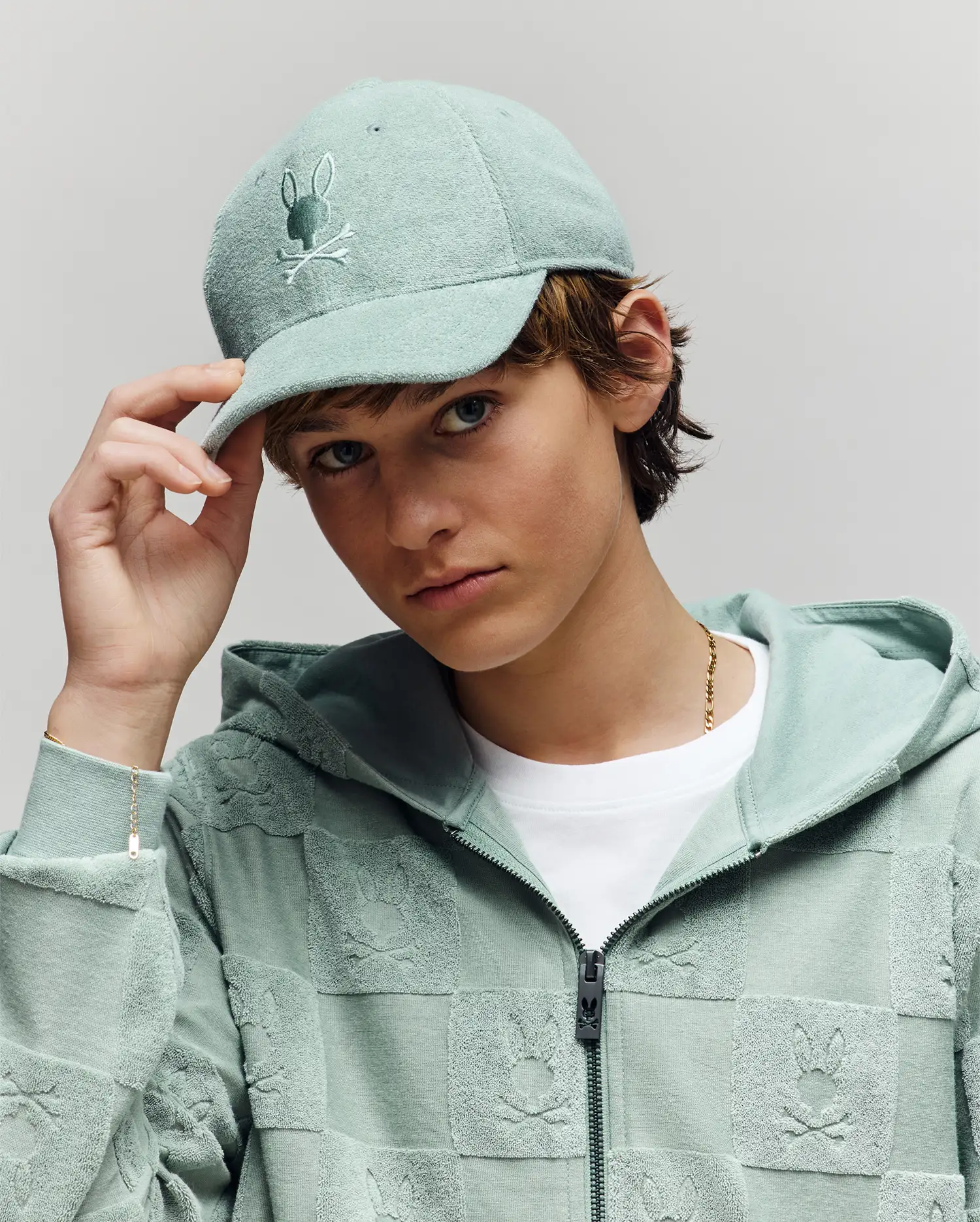 KIDS KELVIN TOWEL TERRY BASEBALL CAP - KO1500007