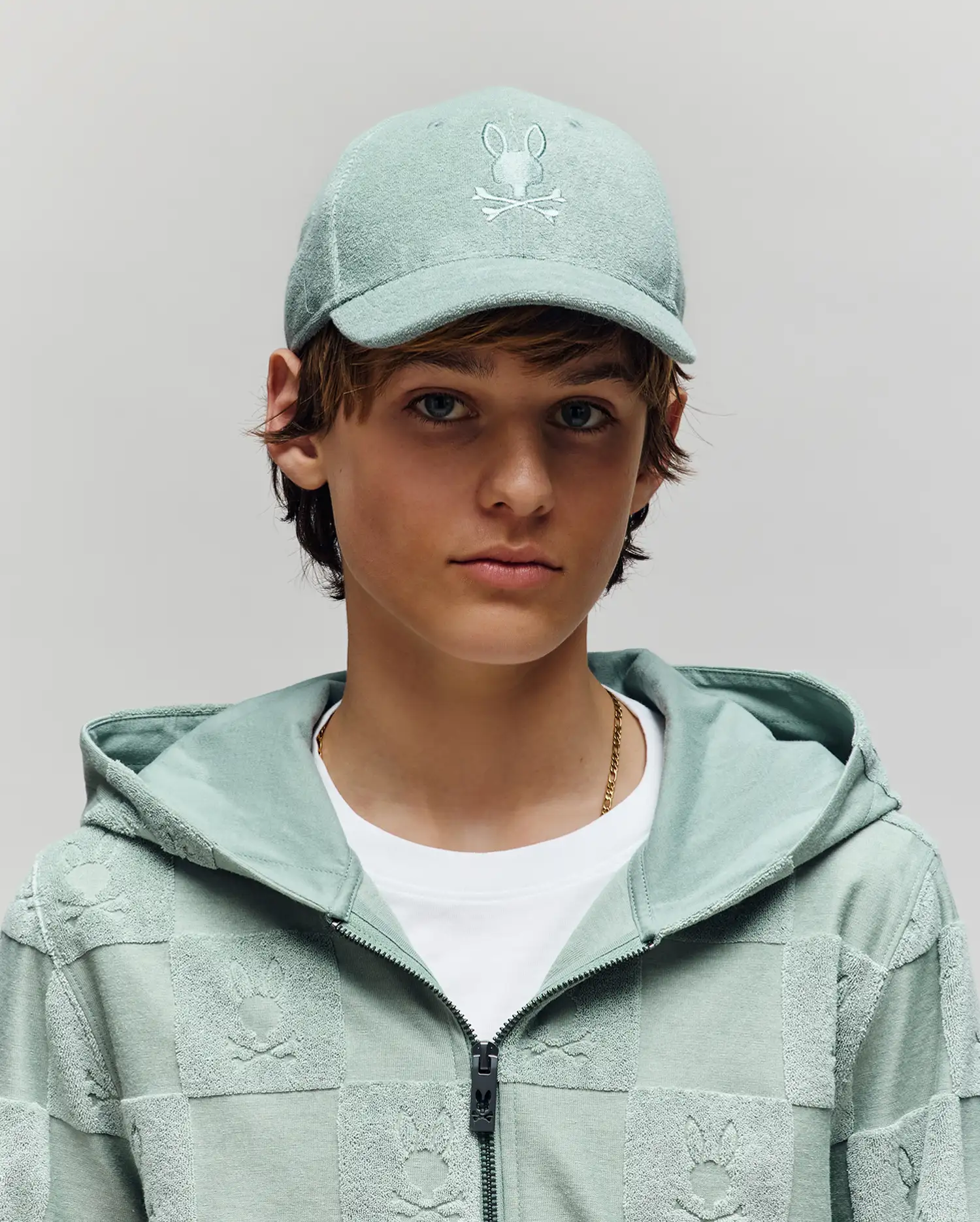 KIDS KELVIN TOWEL TERRY BASEBALL CAP - KO1500007 - Image 5