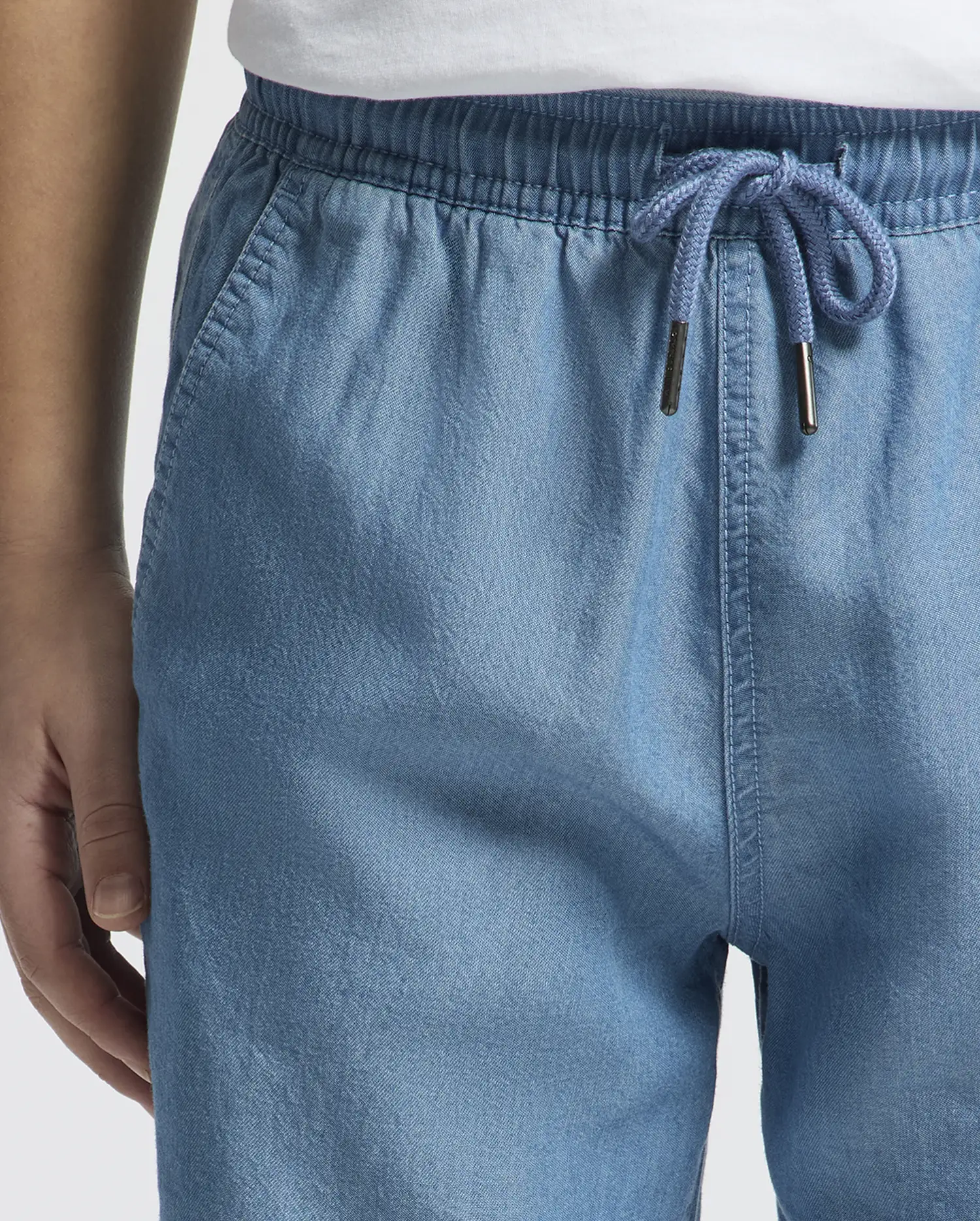 KIDS KERVIN LIGHTWEIGHT DENIM WOVEN SHORT - B0R633F200 - Image 10