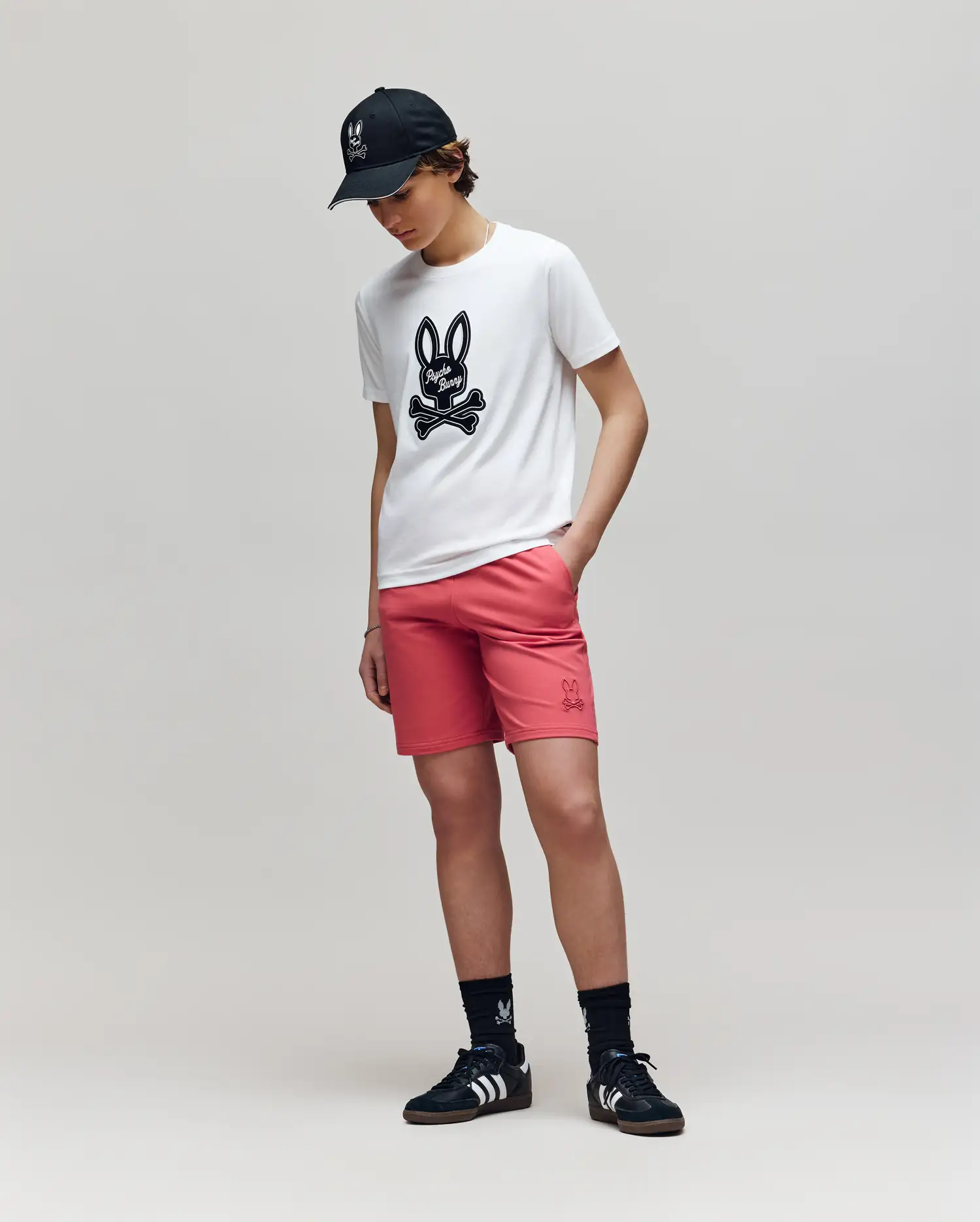 KIDS LEVANZO EMBROIDERED MICRO FRENCH TERRY SWEATSHORT - B0R578F200 - Image 4