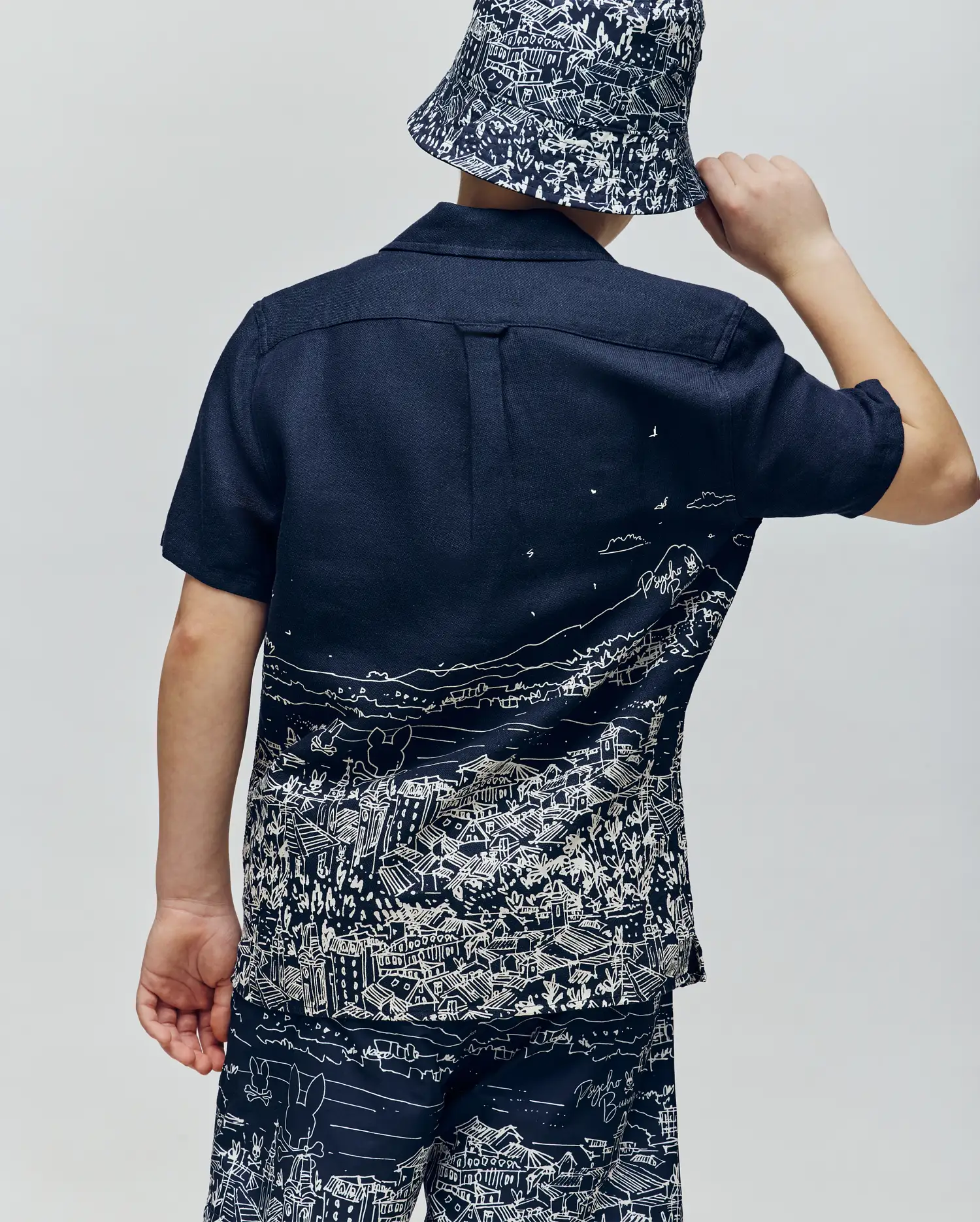 KIDS NAXOS LINEN BLEND SHIRT - KT0300005 - Image 3