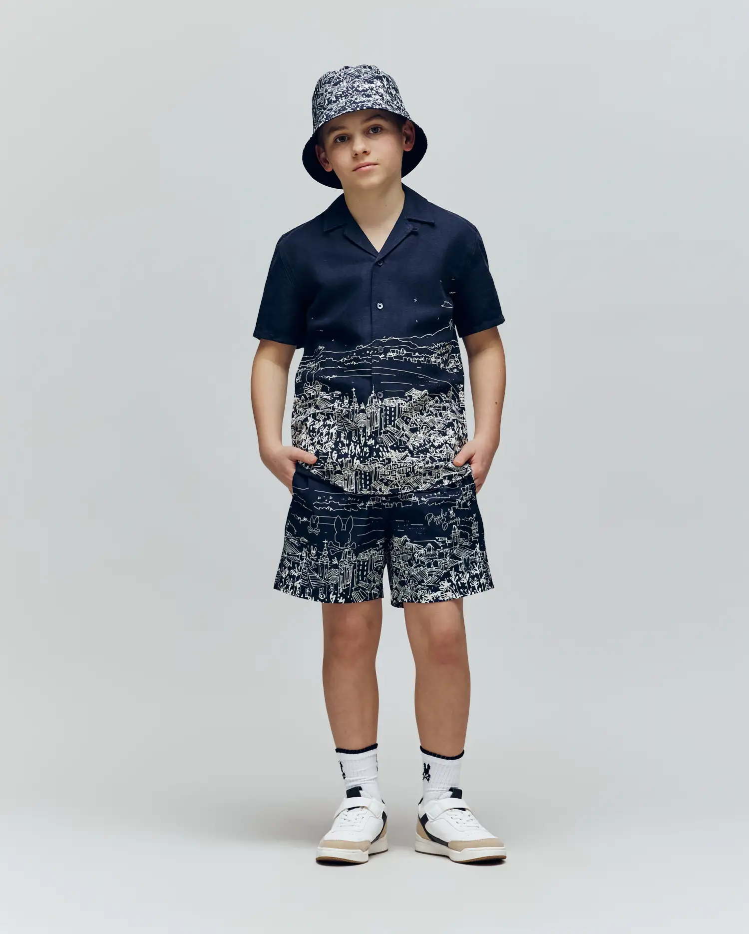 KIDS NAXOS LINEN BLEND SHIRT - KT0300005 - Image 4