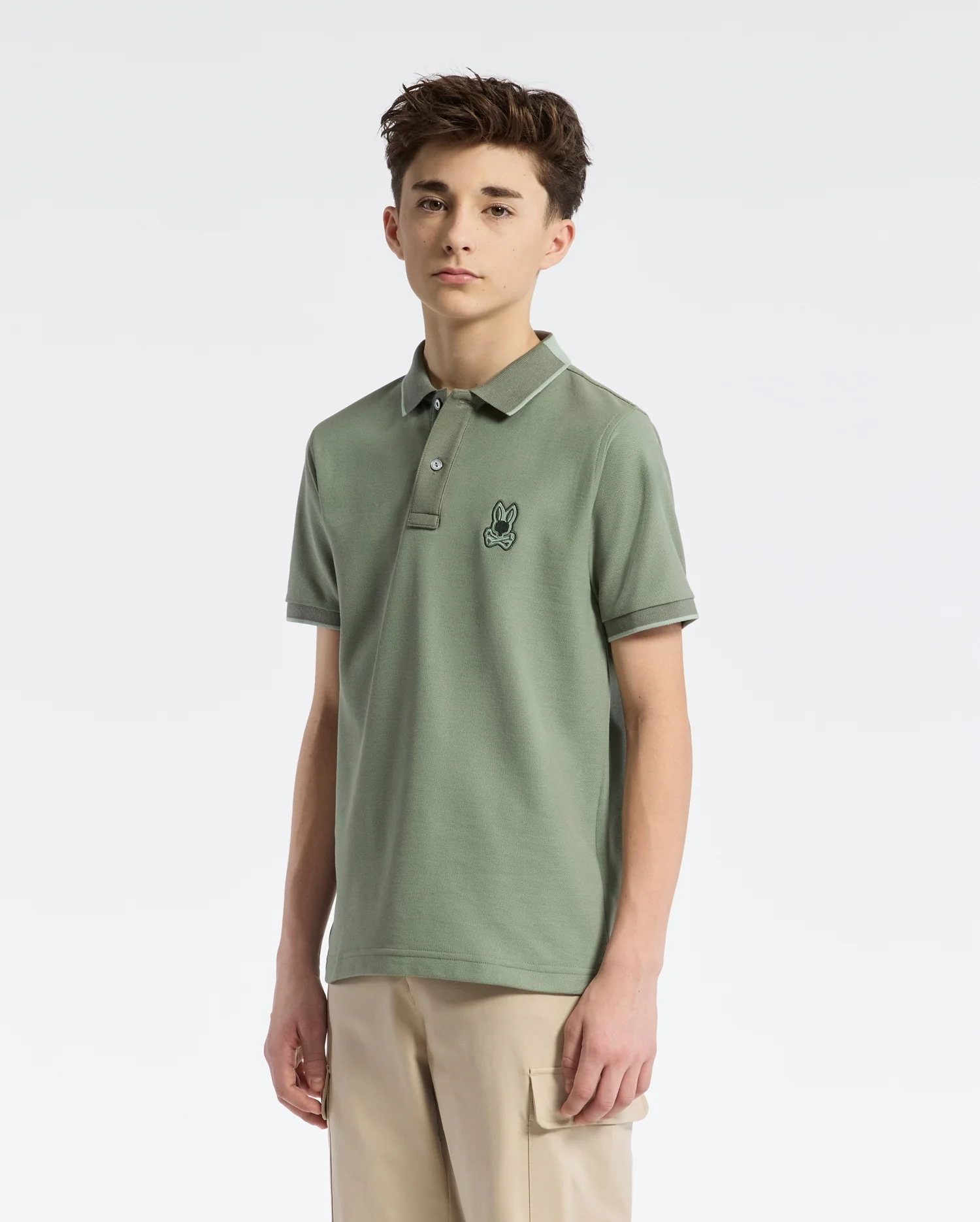 KIDS NEW CASTLE PIQUE POLO - B0K487F200 - Image 6