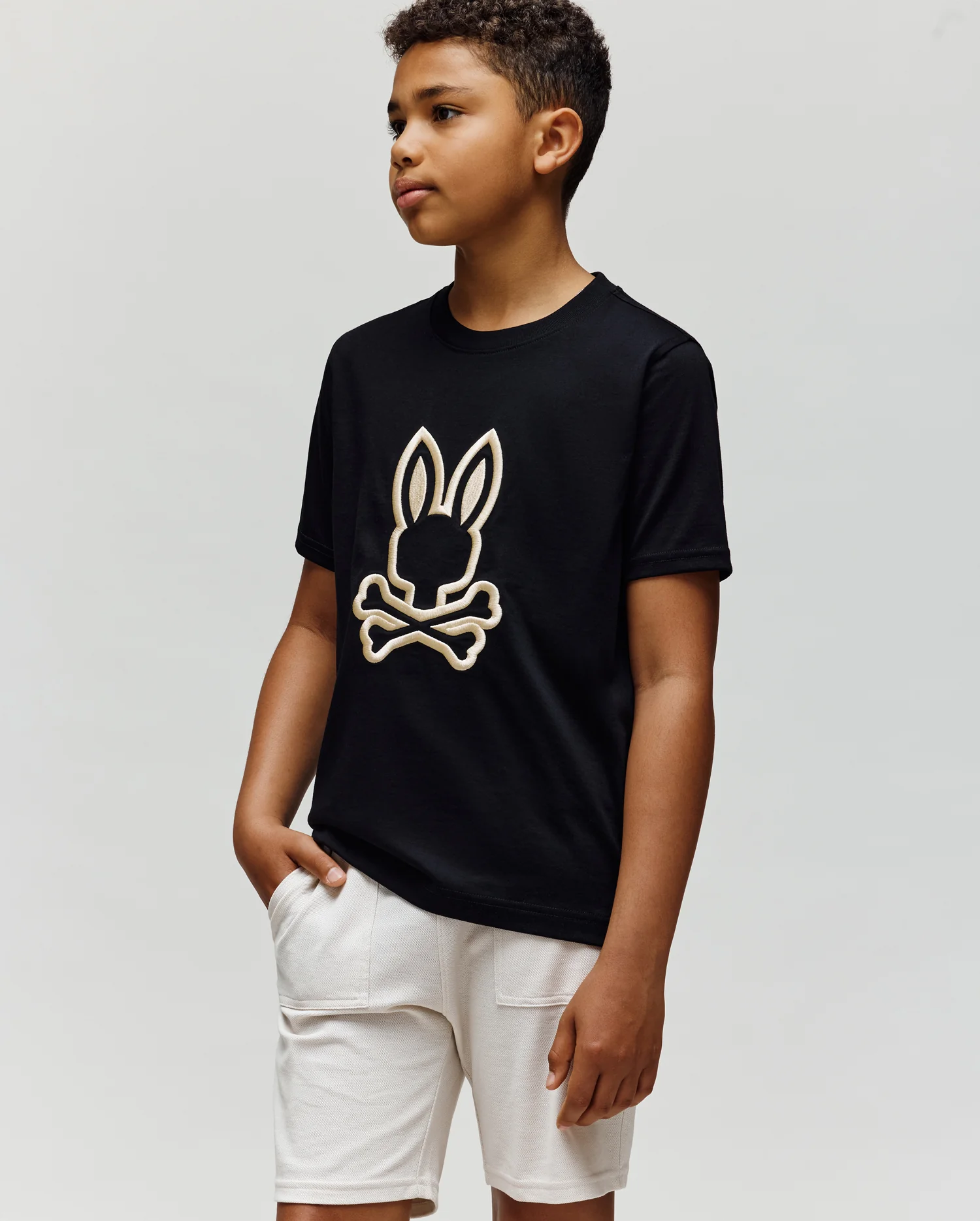 KIDS NICHOLAS EMBROIDERED TEE - KT0200037 - Image 3