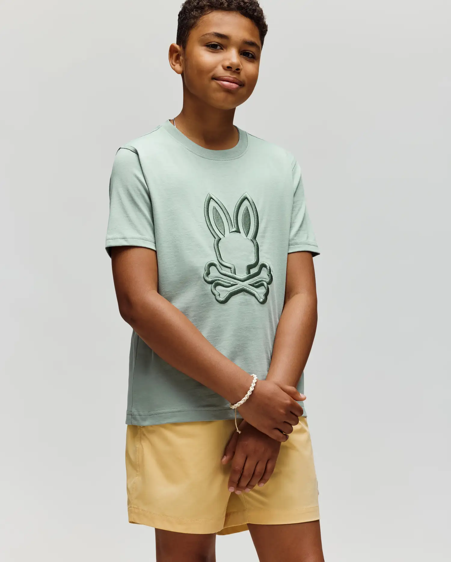 KIDS NICHOLAS EMBROIDERED TEE - KT0200037