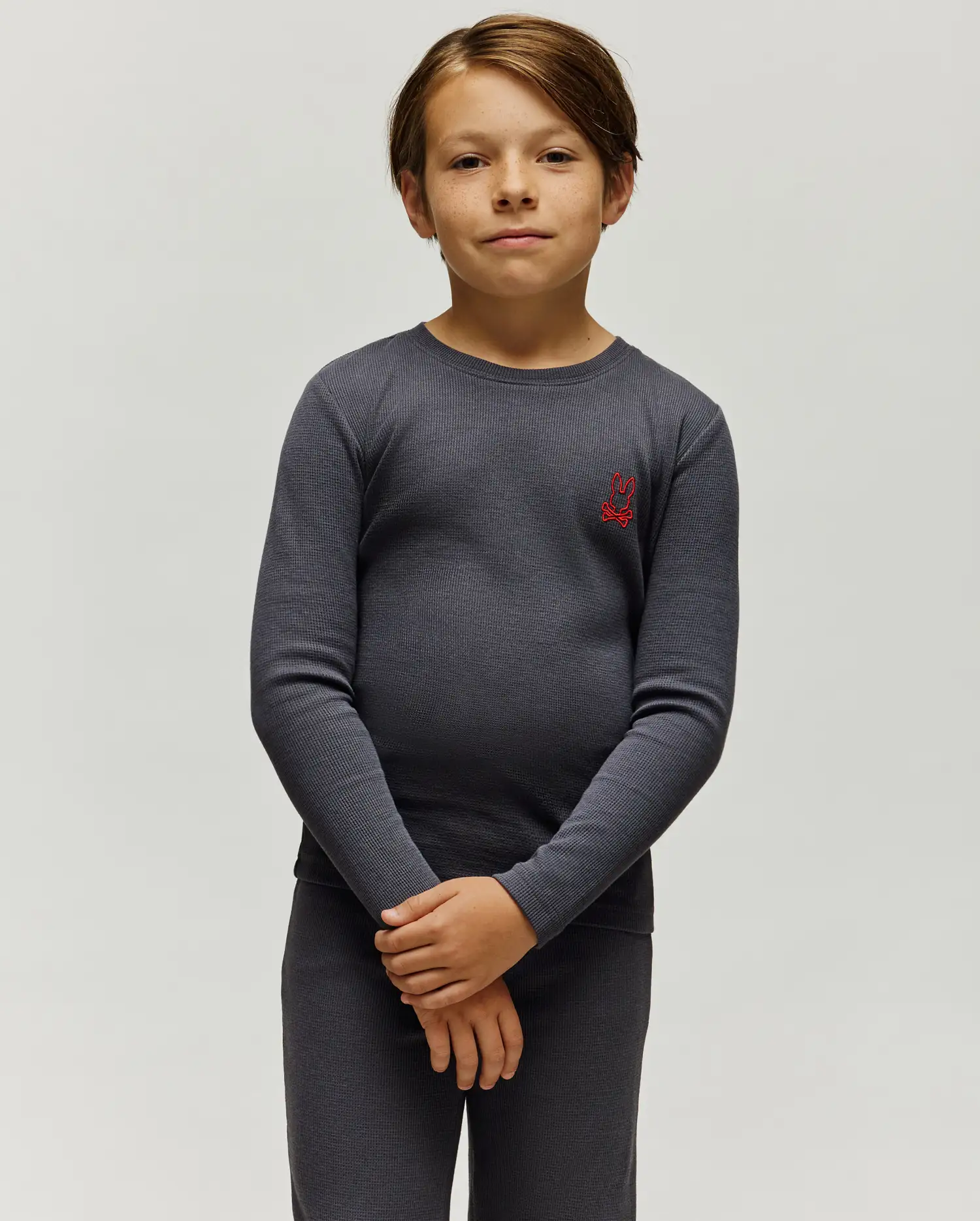 KIDS NOE LONG SLEEVE WAFFLE TEE - KO1400005 - Image 3