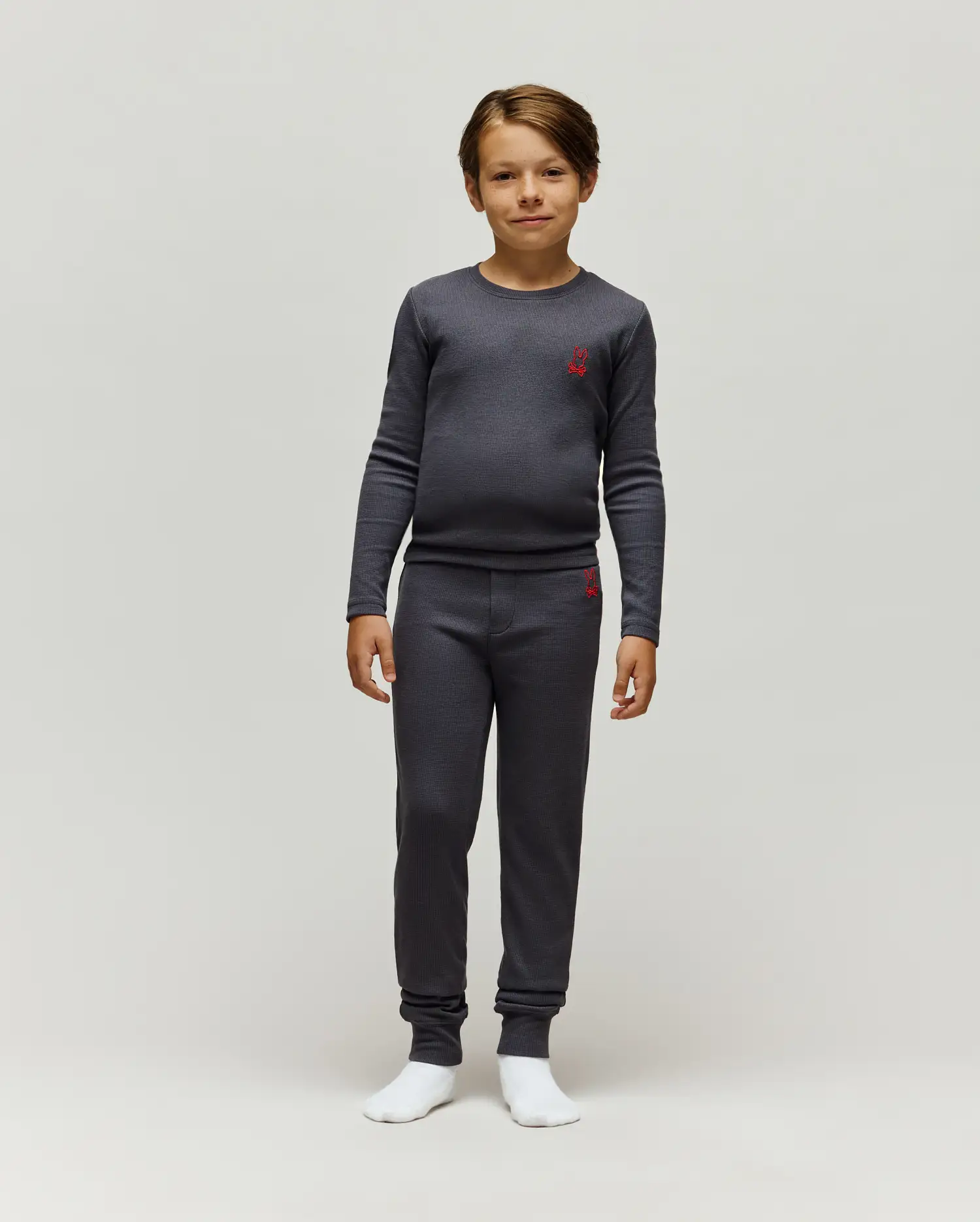 KIDS NOE LONG SLEEVE WAFFLE TEE - KO1400005 - Image 4