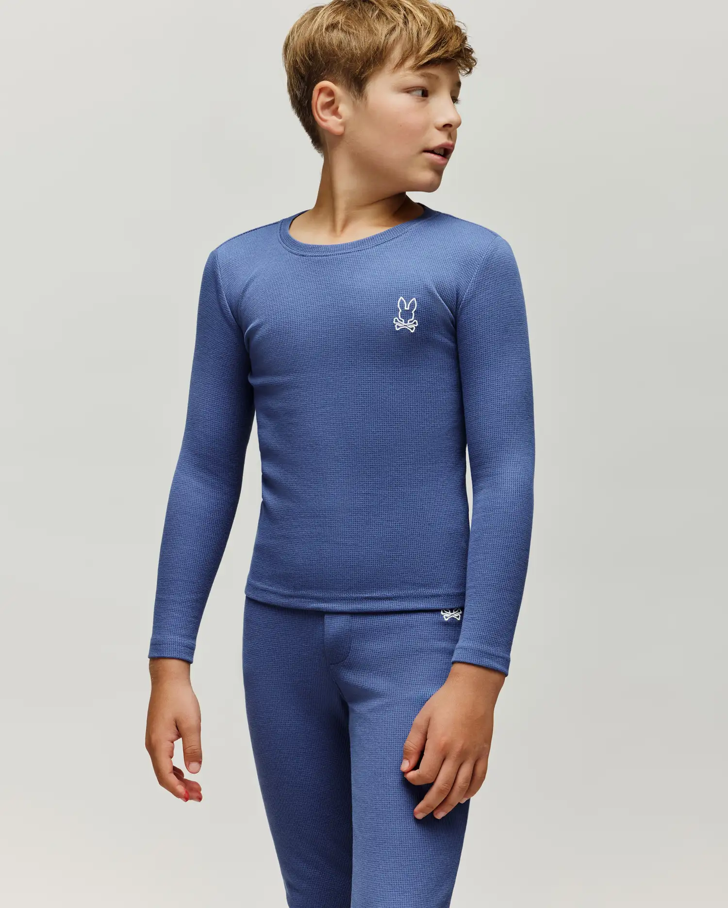 KIDS NOE LONG SLEEVE WAFFLE TEE - KO1400005 - Image 3