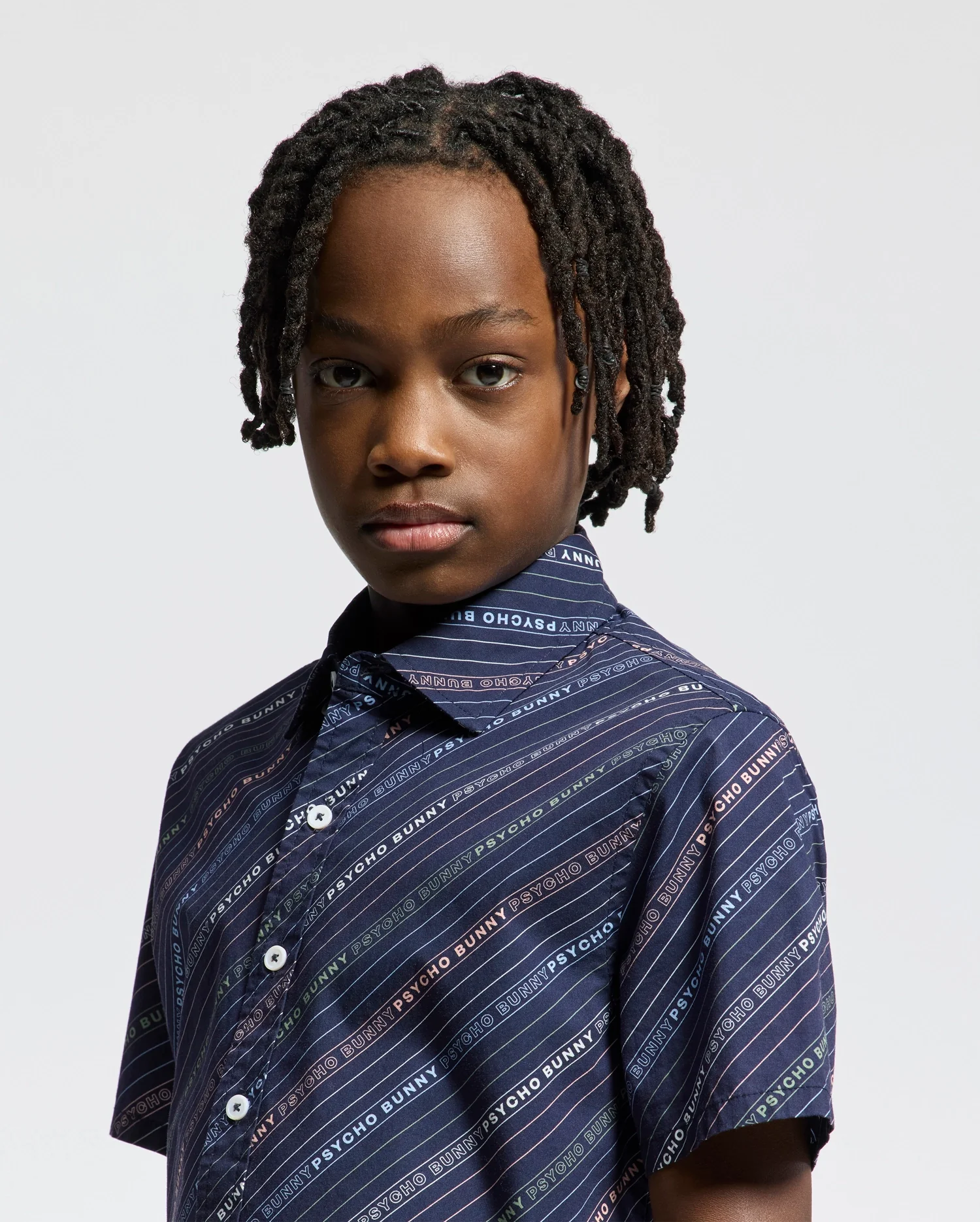 KIDS RENMARK STRETCH POPLIN WOVEN SHIRT - B0Q629F200 - Image 2
