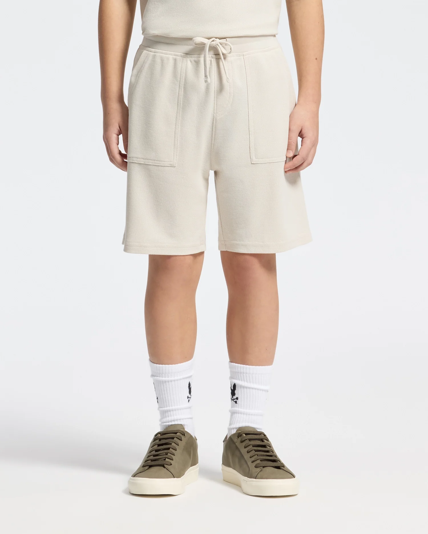 KIDS TAYLOR LIGHT PIQUE SWEATSHORT - B0R344F200