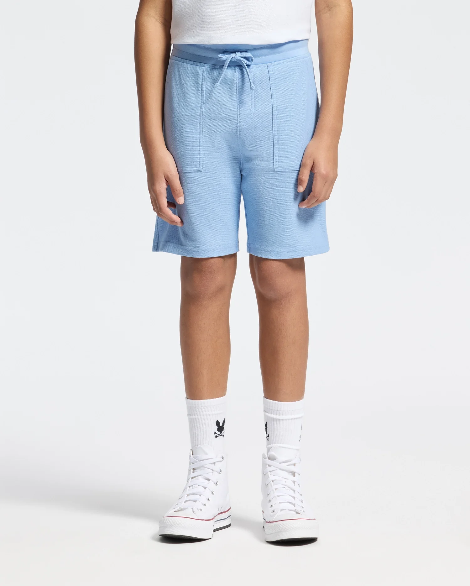KIDS TAYLOR LIGHT PIQUE SWEATSHORT - B0R344F200