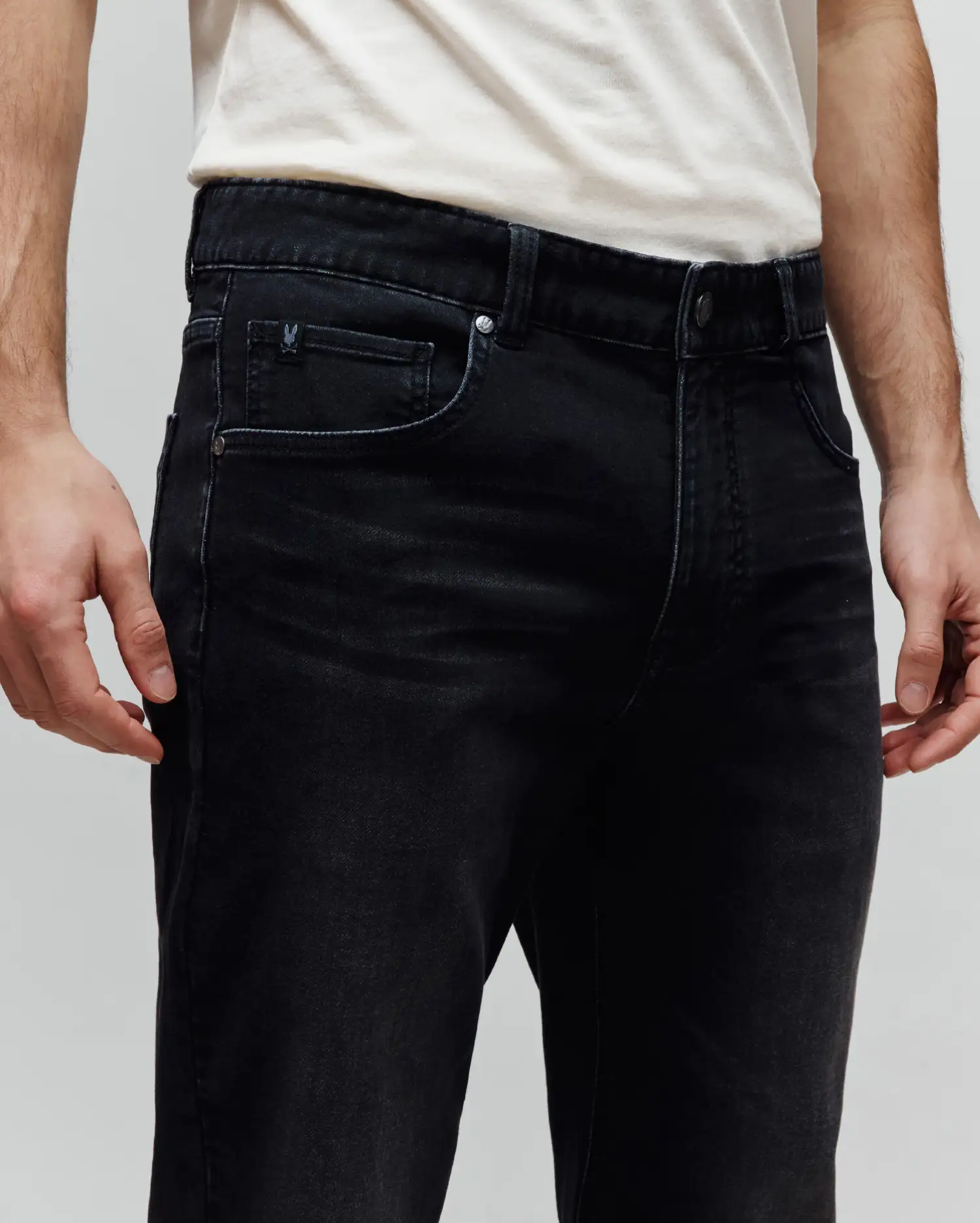 MENS ACE KNIT STRAIGHT LEG DENIM PANT - MB0600035 - Image 3