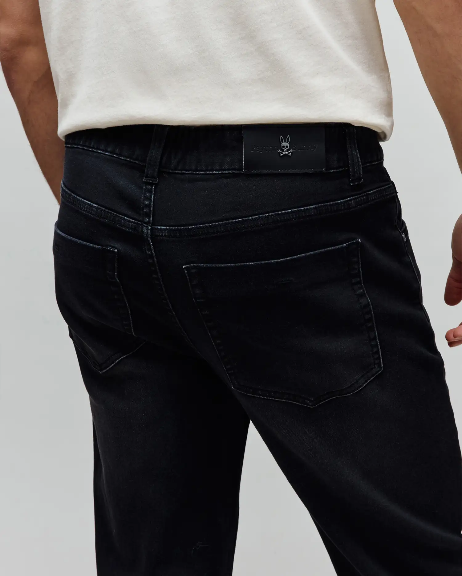 MENS ACE KNIT STRAIGHT LEG DENIM PANT - MB0600035 - Image 4