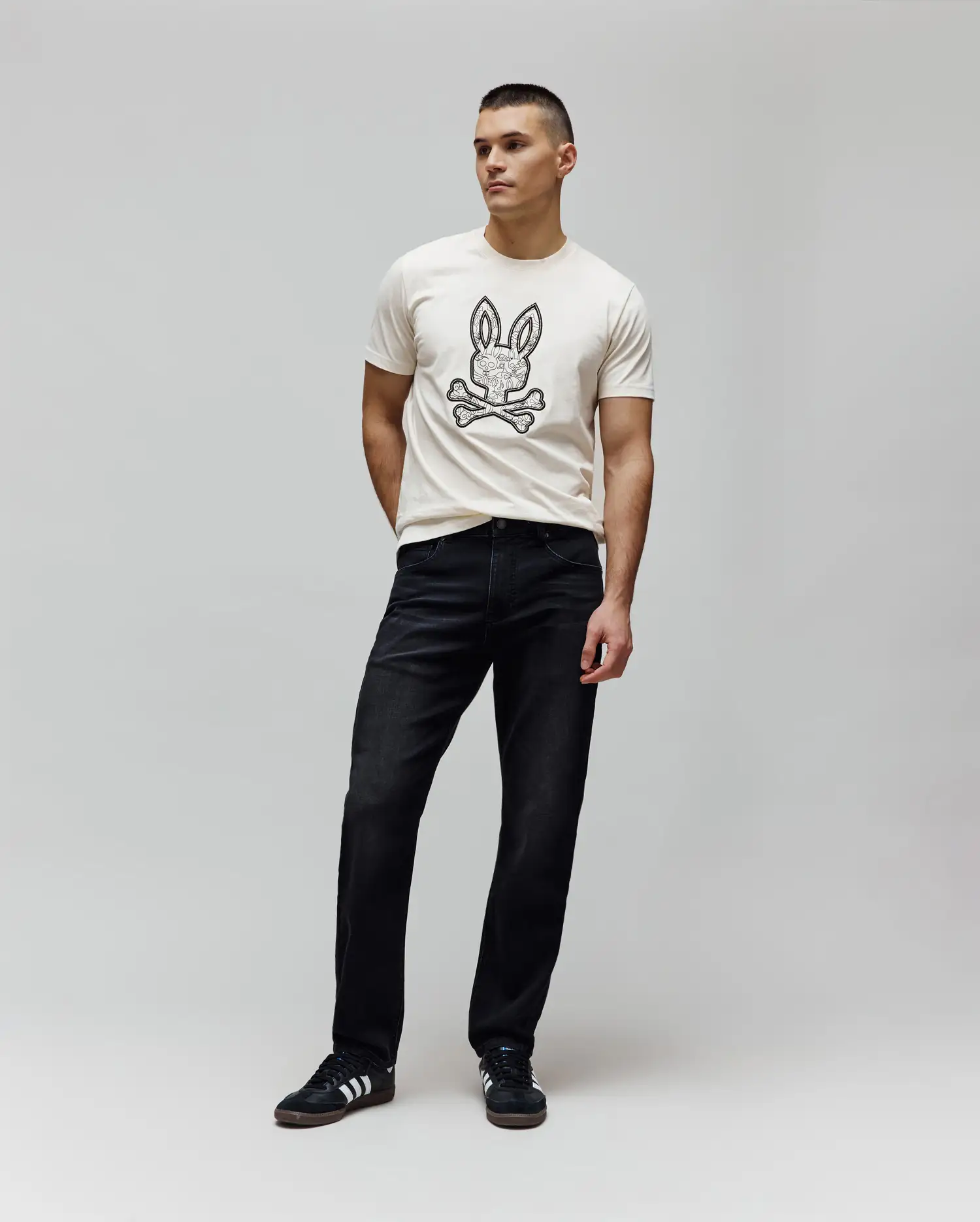 MENS ACE KNIT STRAIGHT LEG DENIM PANT - MB0600035 - Image 5