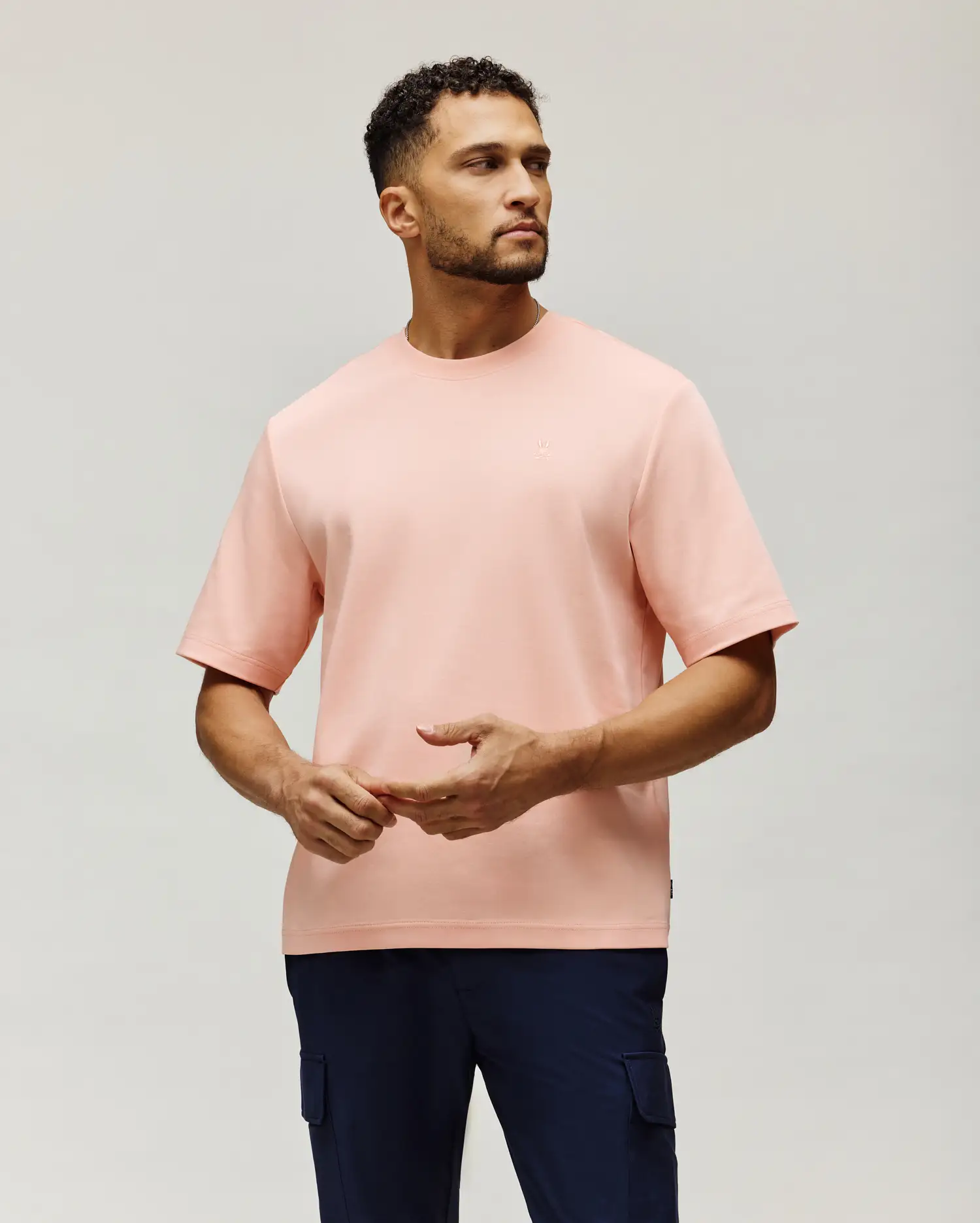 MENS ADAM INTERLOCK TEE - MT0200093