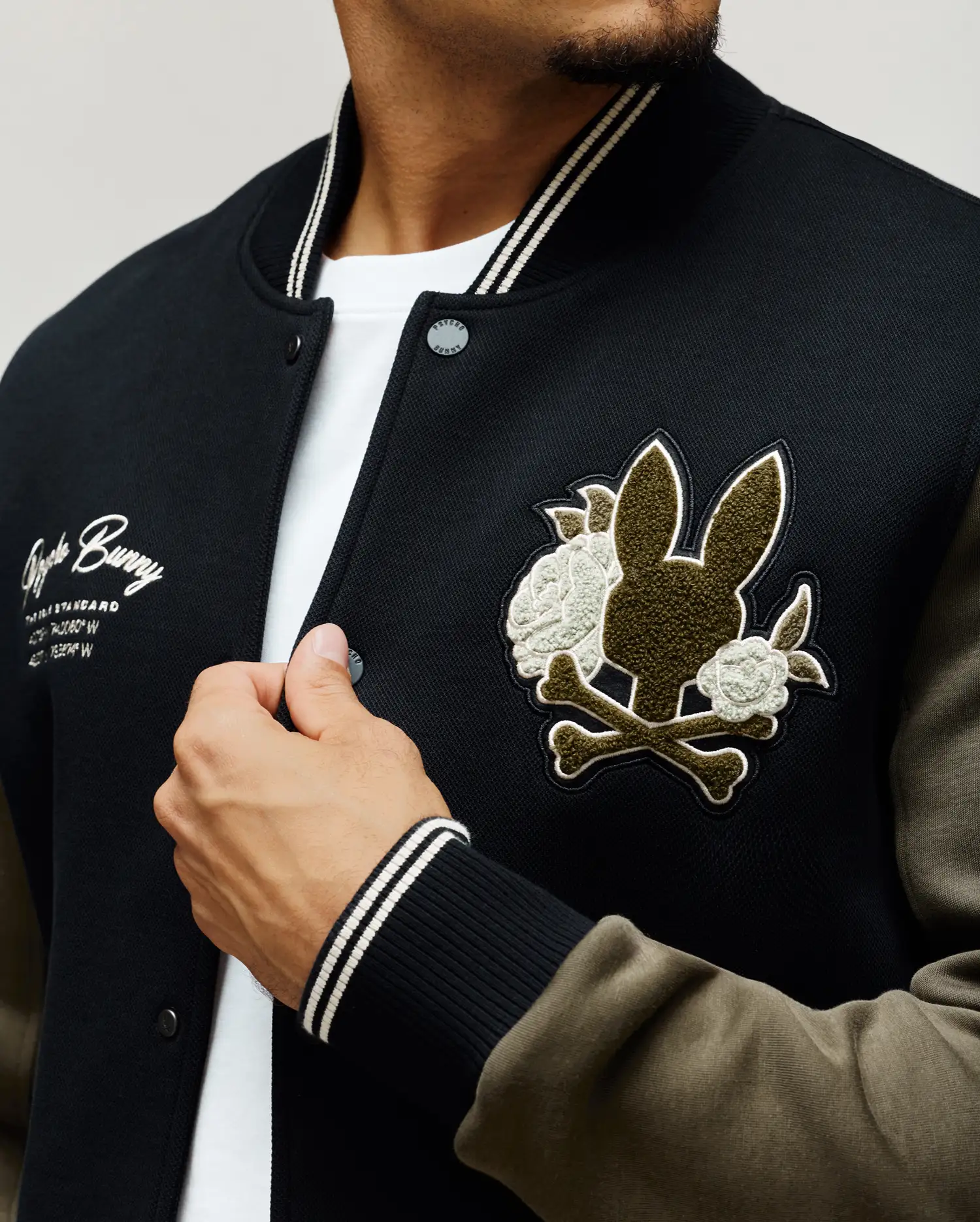 MENS AUG﻿USTE KNIT VARSITY BOMBER - MO1100050 - Image 2
