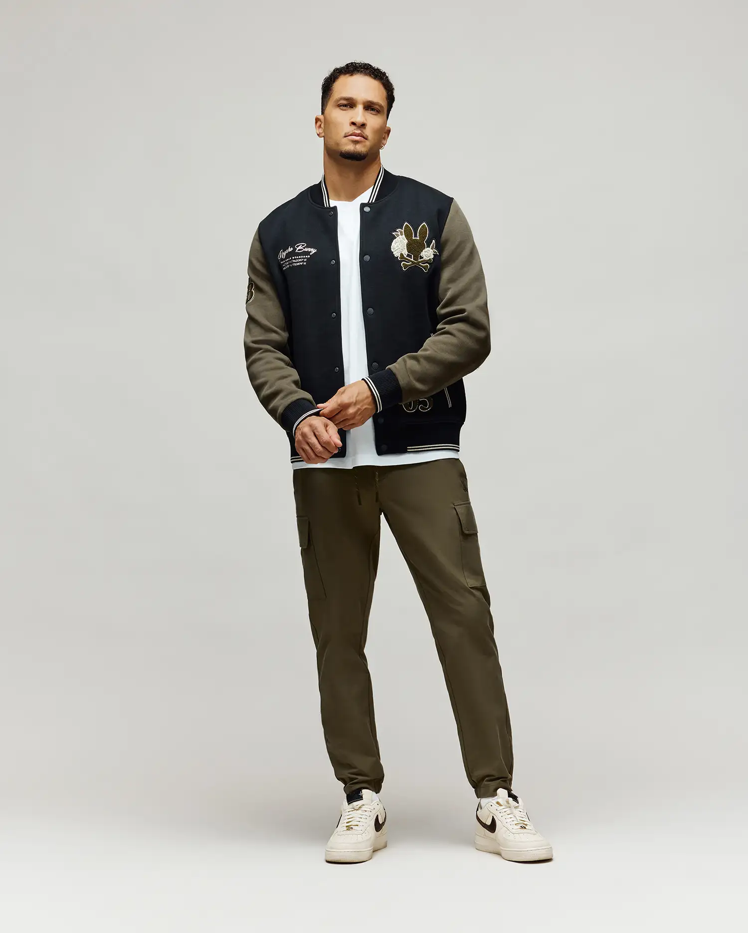 MENS AUG﻿USTE KNIT VARSITY BOMBER - MO1100050 - Image 5