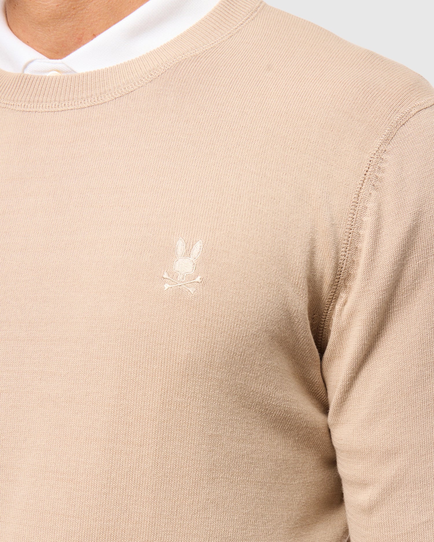MENS BELMORE EXTRA FINE COTTON SWEATER - B6E832D200 - Image 4