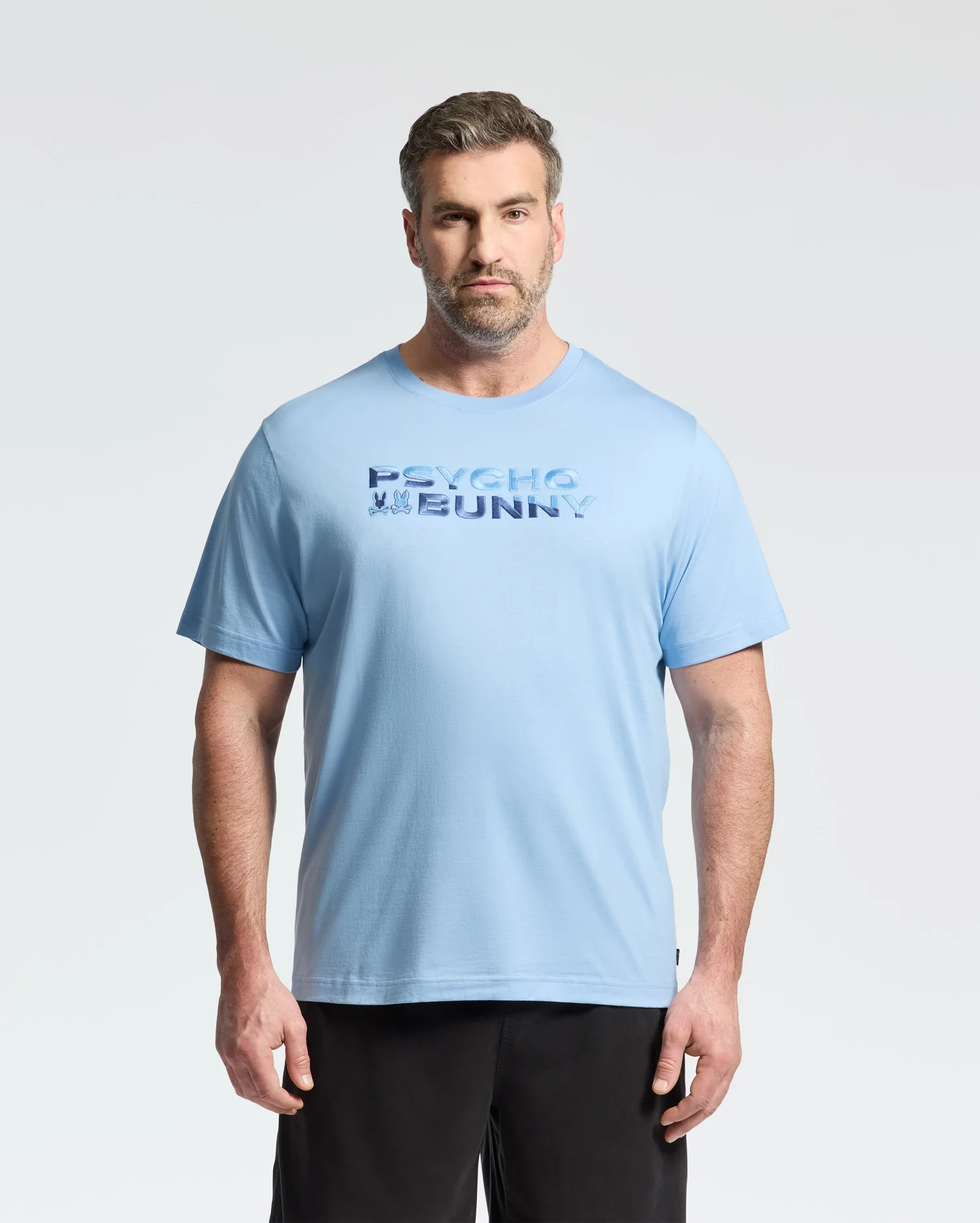 MENS BIG AND TALL BERNI EMBROIDERED WORDMARK GRAPHIC TEE - B9U417F200