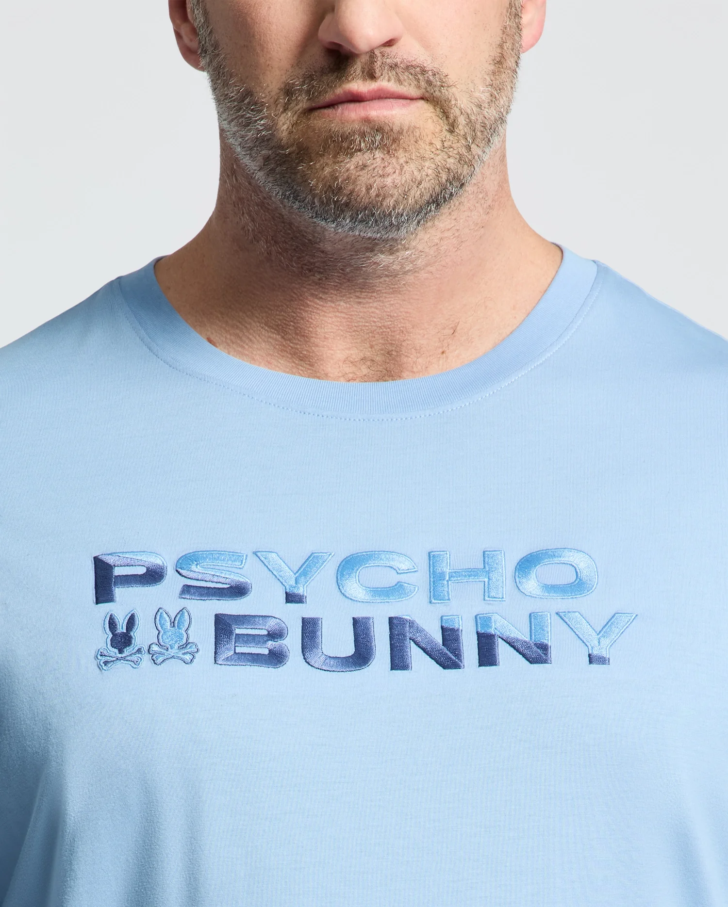 MENS BIG AND TALL BERNI EMBROIDERED WORDMARK GRAPHIC TEE - B9U417F200 - Image 3