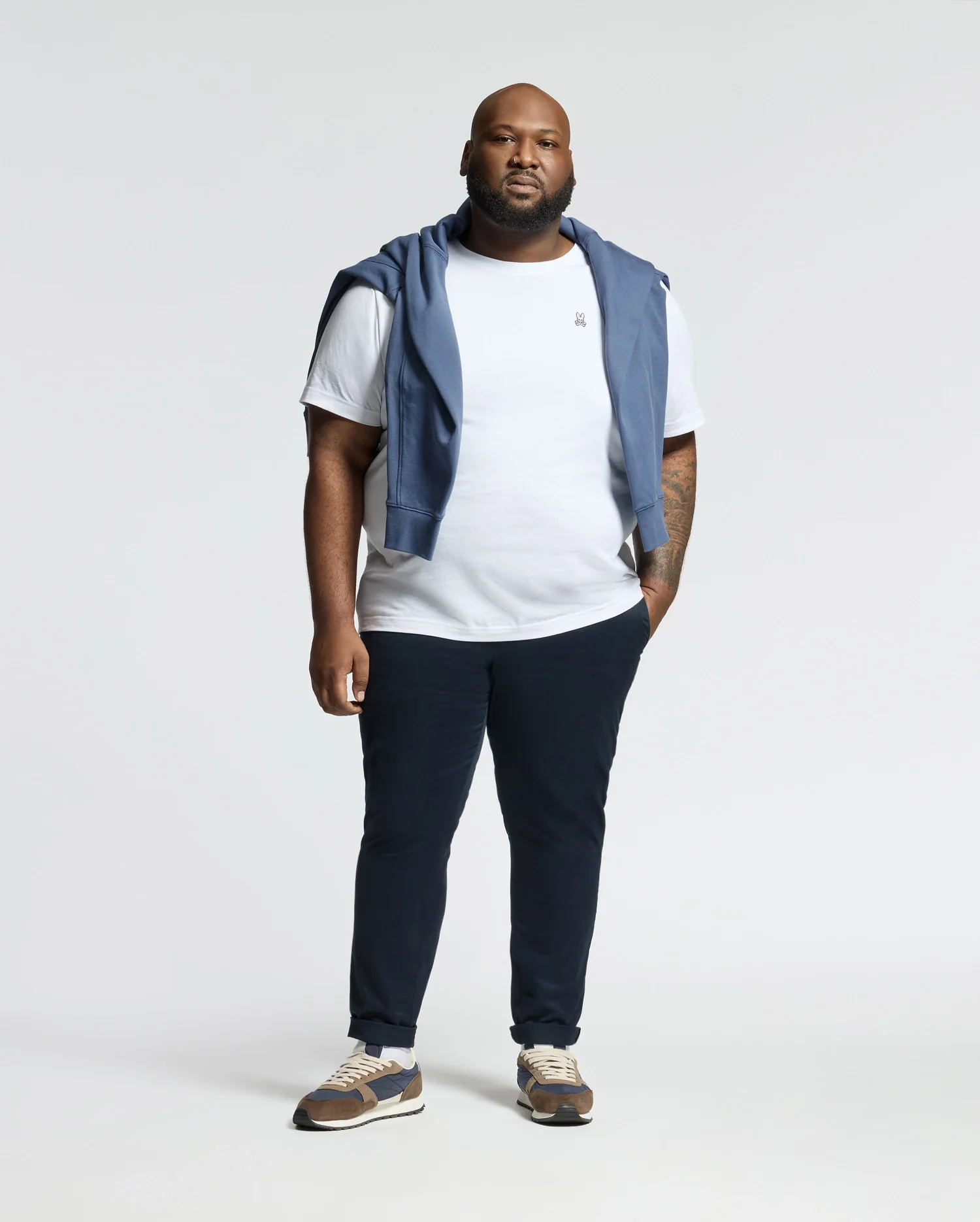 MENS BIG AND TALL CLASSIC CREW NECK TEE - B9U014CRPC - Image 7
