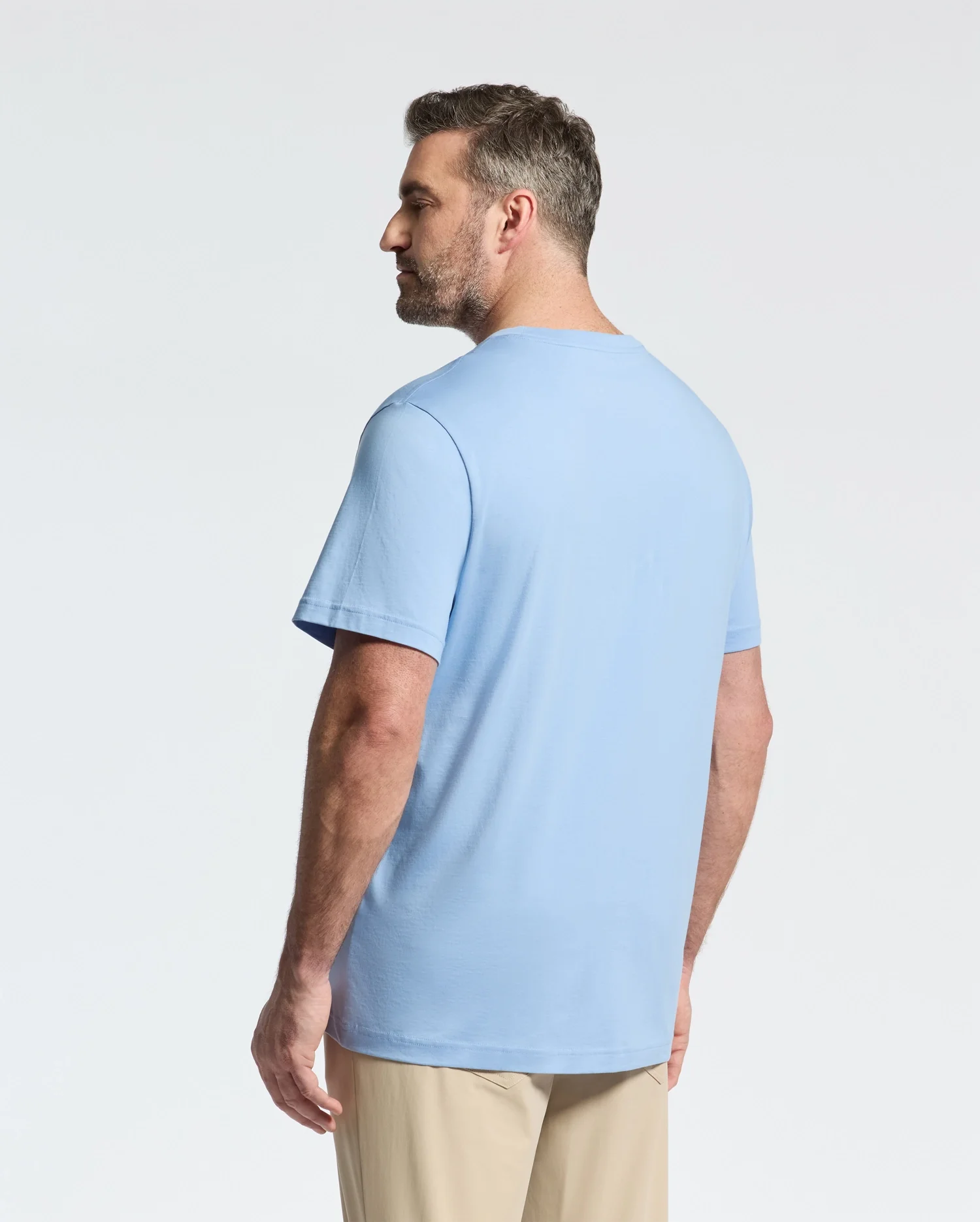 BIG AND TALL CLASSIC CREW NECK TEE - B9U014Z1PC - Image 6