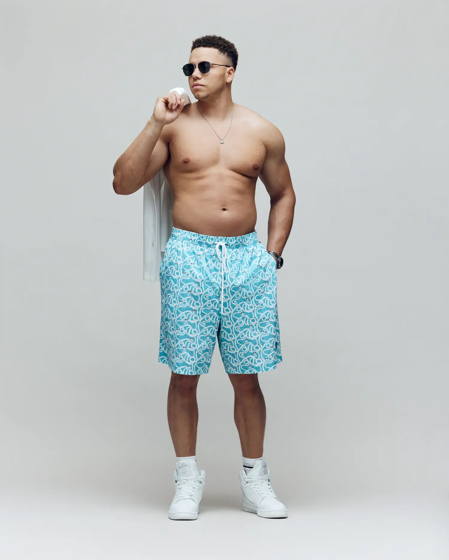 MENS BIG AND TALL CYRUS ALL OVER PRINT SWIM TRUNK - BB1000003 - Image 4