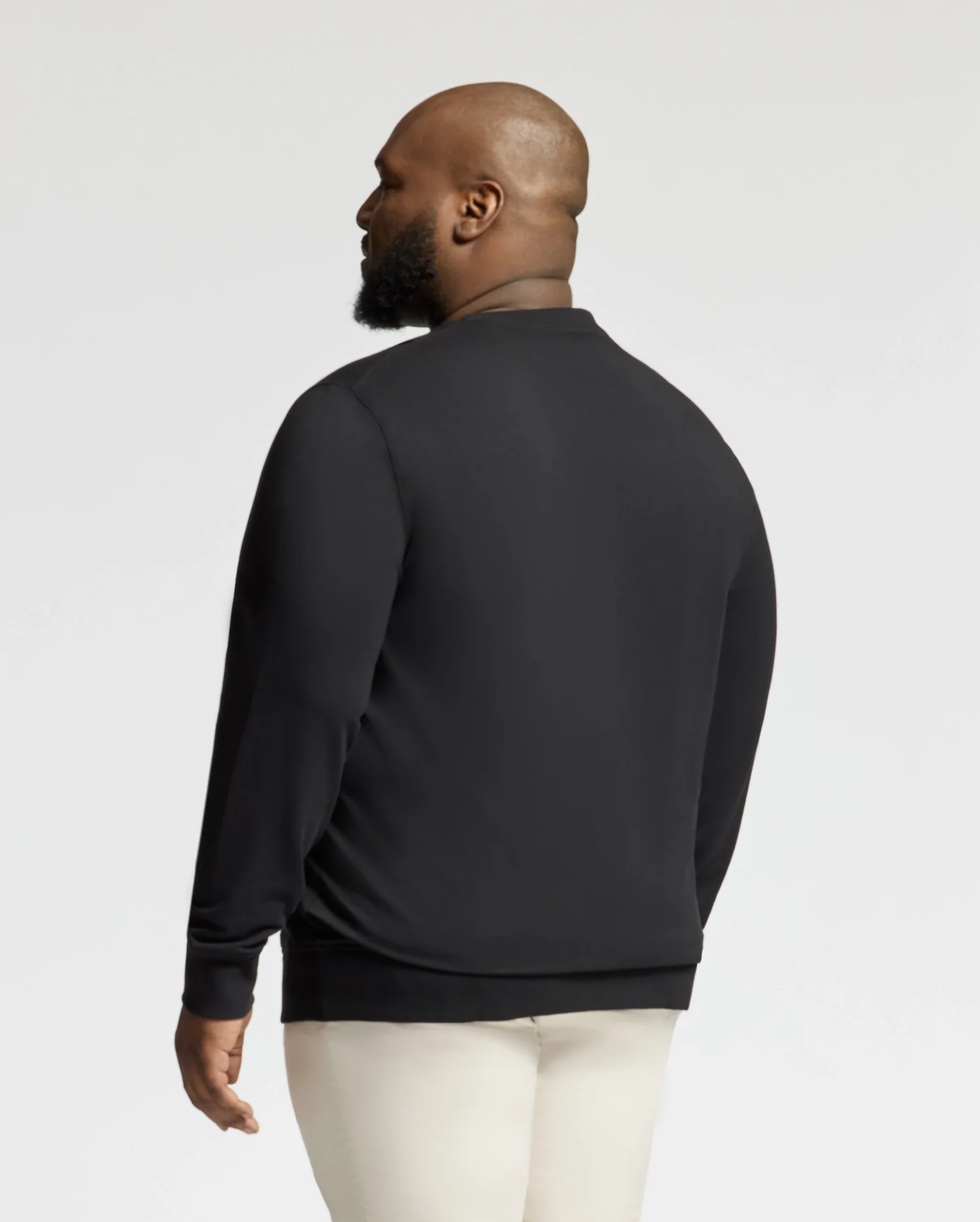 BIG AND TALL LAVATA FRENCH TERRY SWEATSHIRT - B9S159E200 - Image 5