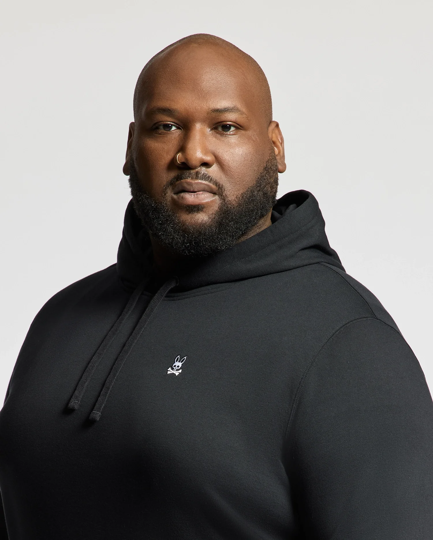 MENS BIG AND TALL LEVY ESSENTIAL FLEECE HOODIE - B9H859D200 - Image 3