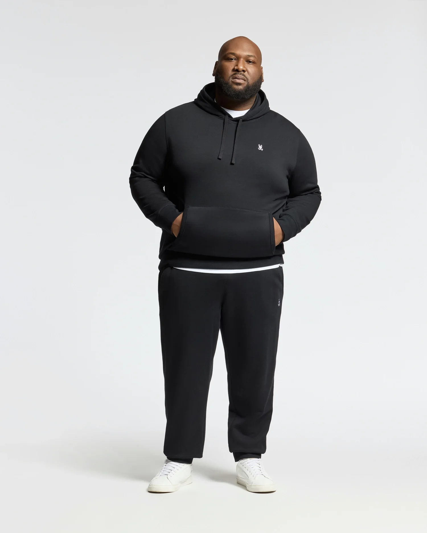 MENS BIG AND TALL LEVY ESSENTIAL FLEECE HOODIE - B9H859D200 - Image 7