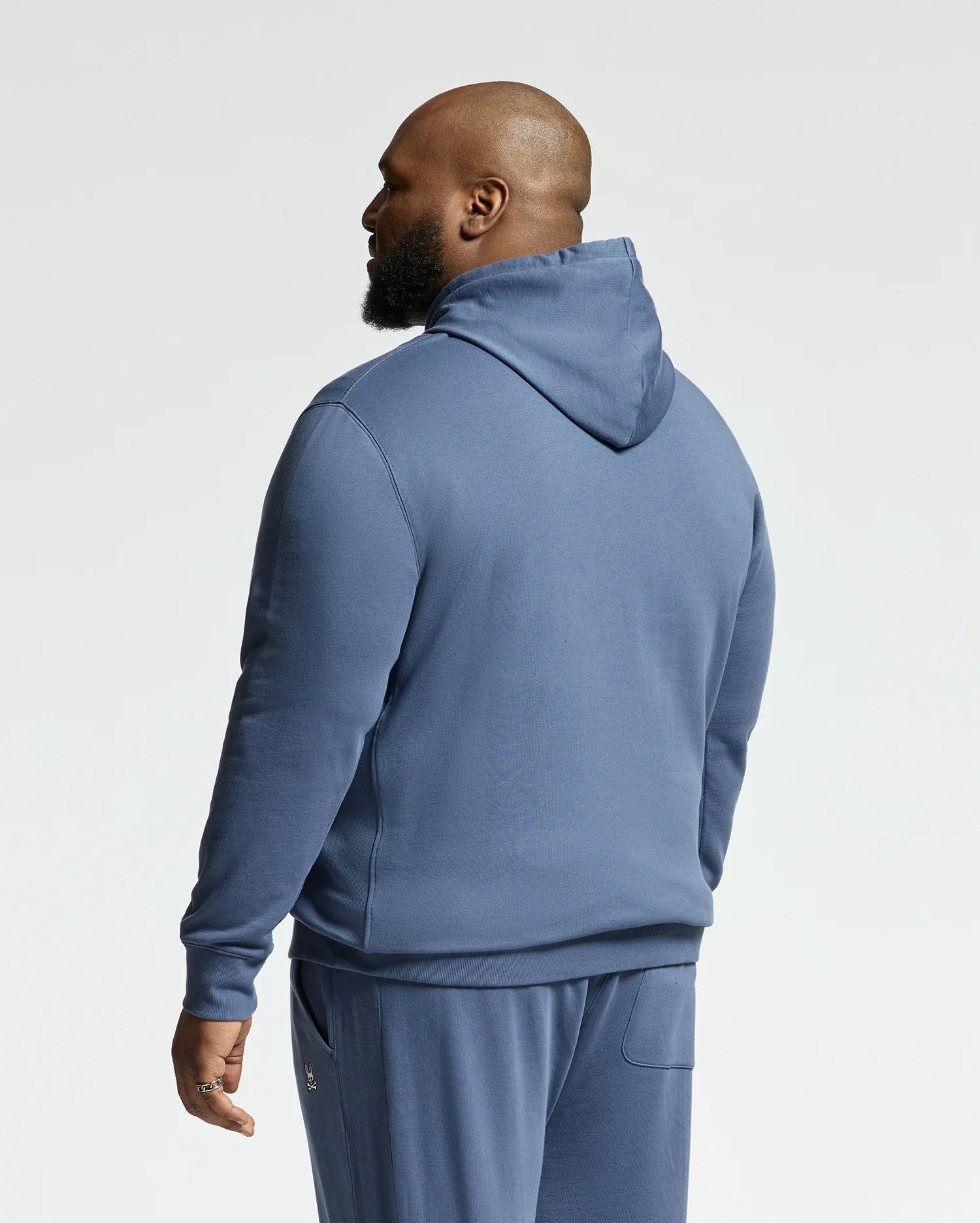 MENS BIG AND TALL LEVY ESSENTIAL FLEECE HOODIE - B9H859D200 - Image 5