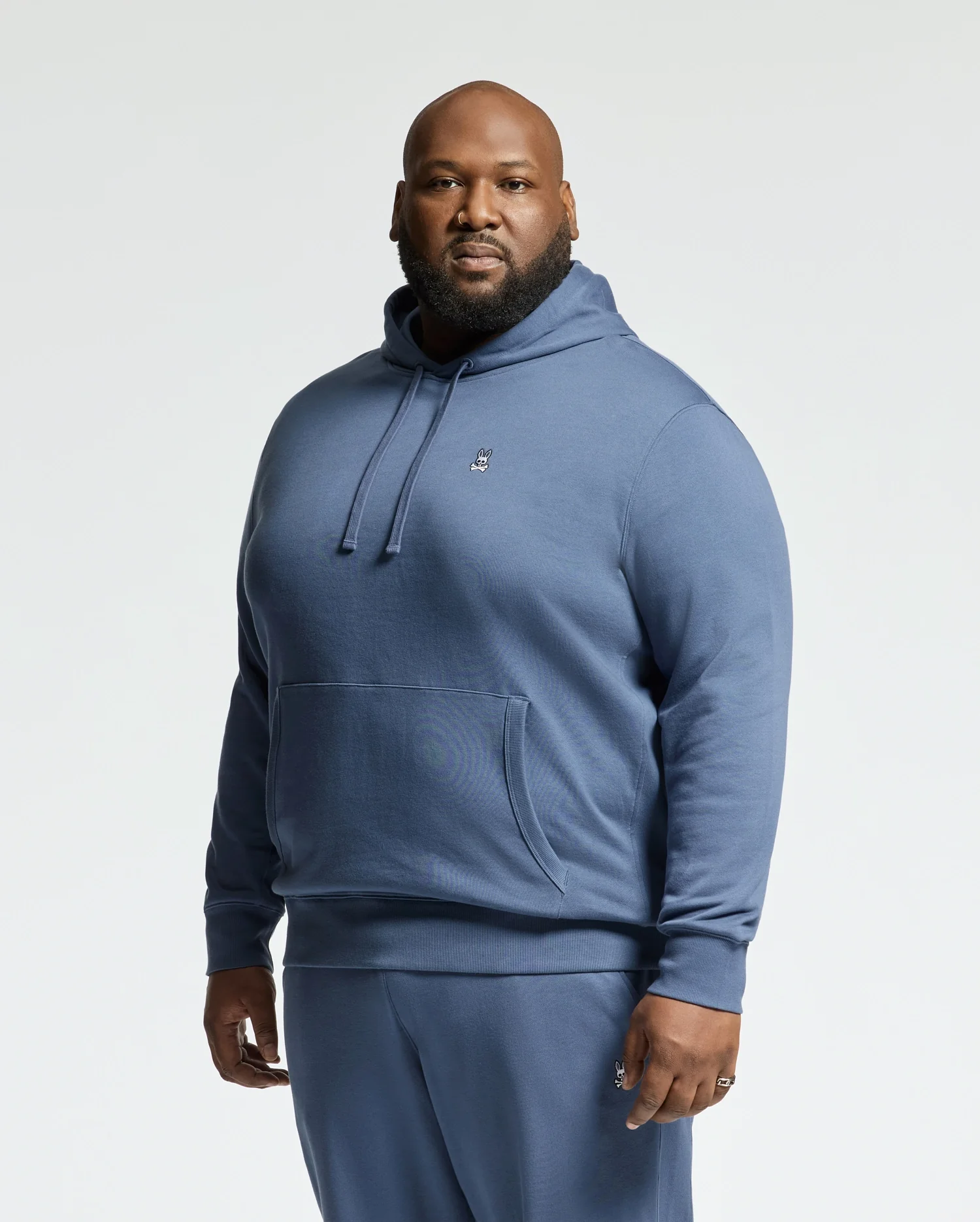 MENS BIG AND TALL LEVY ESSENTIAL FLEECE HOODIE - B9H859D200 - Image 6