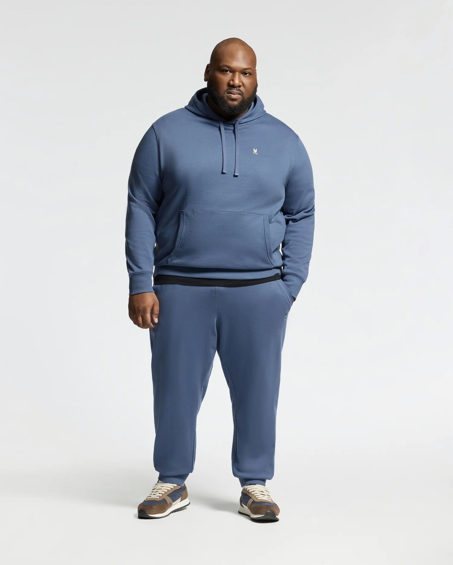 MENS BIG AND TALL LEVY ESSENTIAL FLEECE HOODIE - B9H859D200 - Image 7