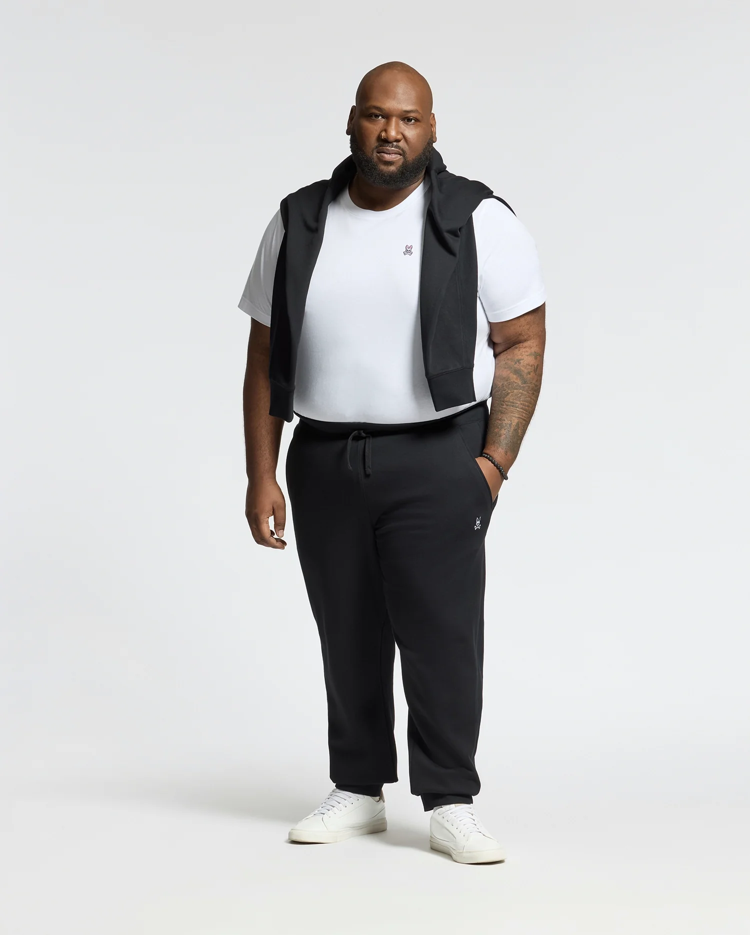 MENS BIG AND TALL LEVY ESSENTIAL FLEECE SWEATPANT - B9P721D200 - Image 7