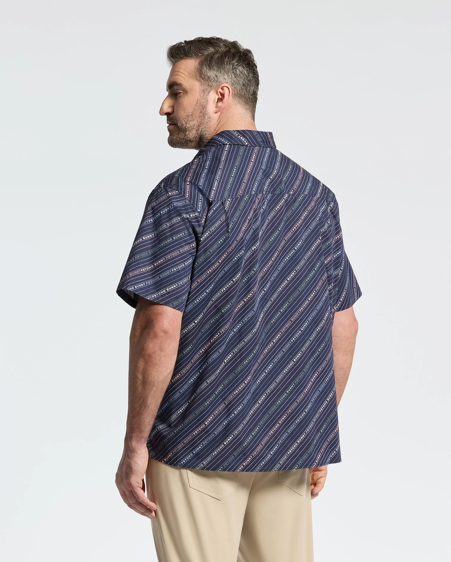 MENS BIG AND TALL RENMARK STRETCH POPLIN WOVEN SHIRT - B9Q629F200 - Image 4
