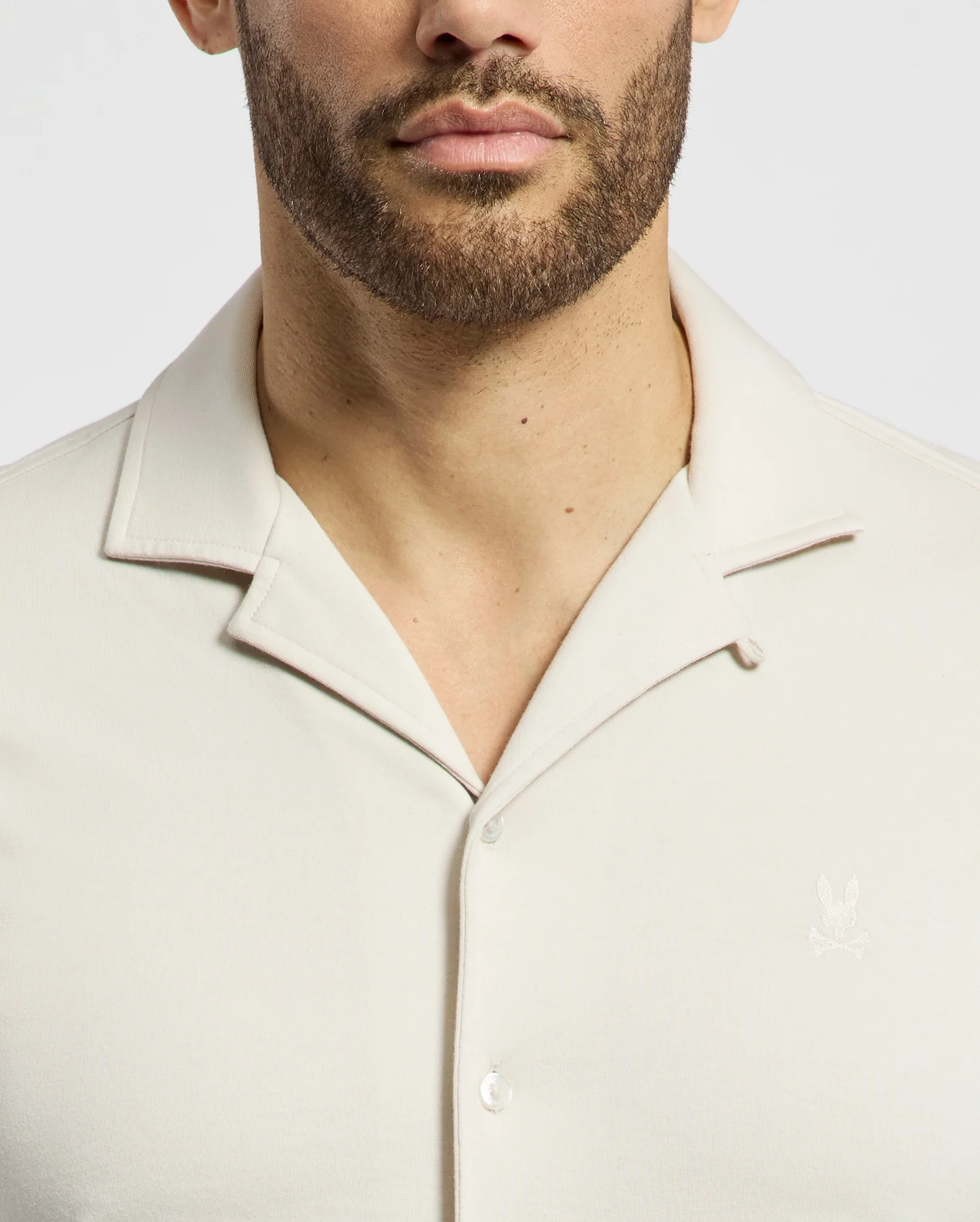 MENS BRYAN CAMP COLLAR SHORT SLEEVE SHIRT - B6Q581F200 - Image 3