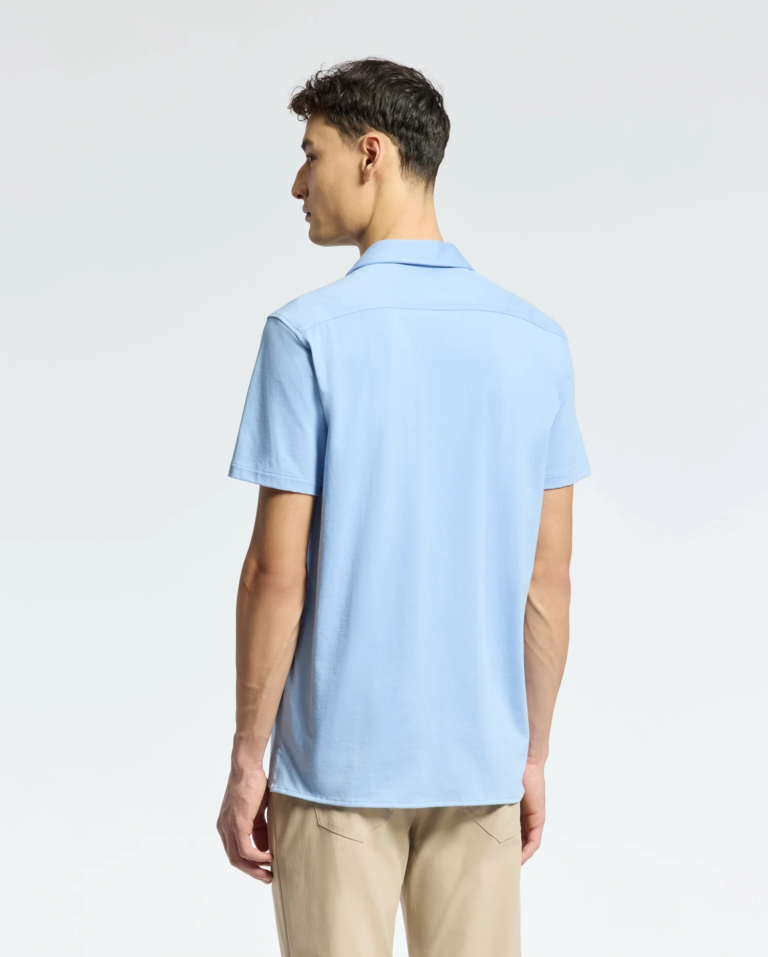 MENS BRYAN CAMP COLLAR SHORT SLEEVE SHIRT - B6Q581F200 - Image 5