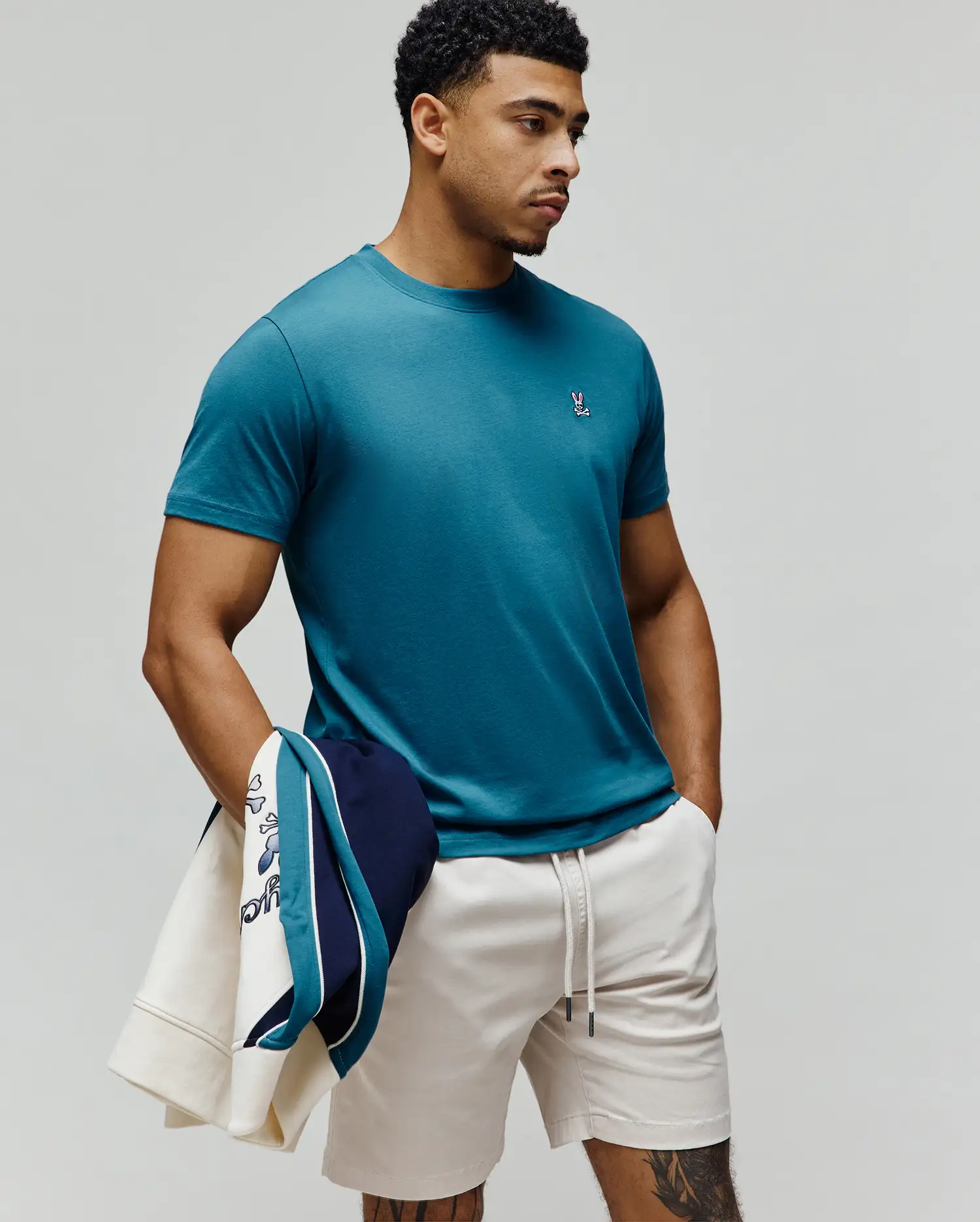 MENS CLASSIC CREW NECK TEE - B6U014F200 - Image 2