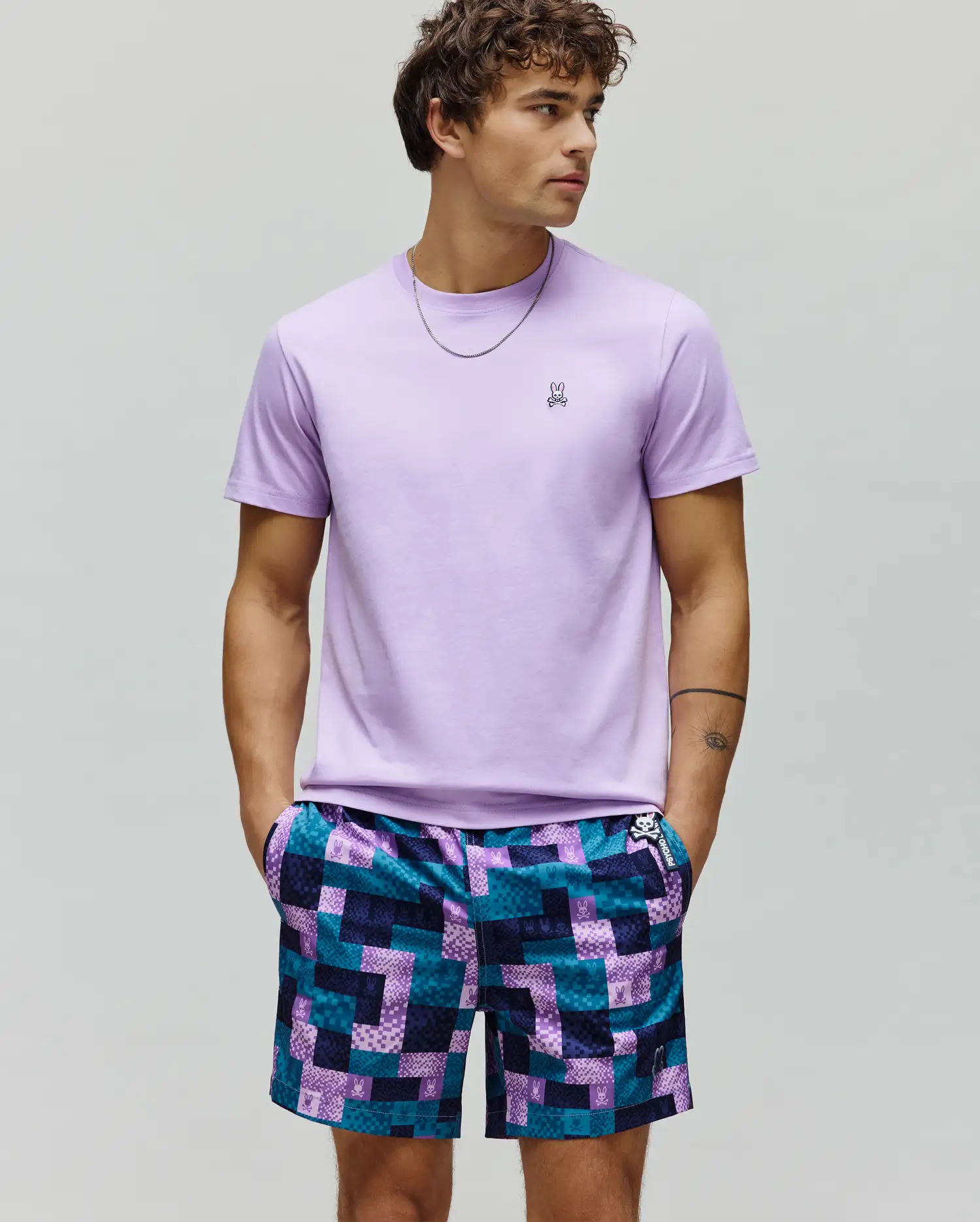 MENS CLASSIC CREW NECK TEE - B6U014F200 - Image 2