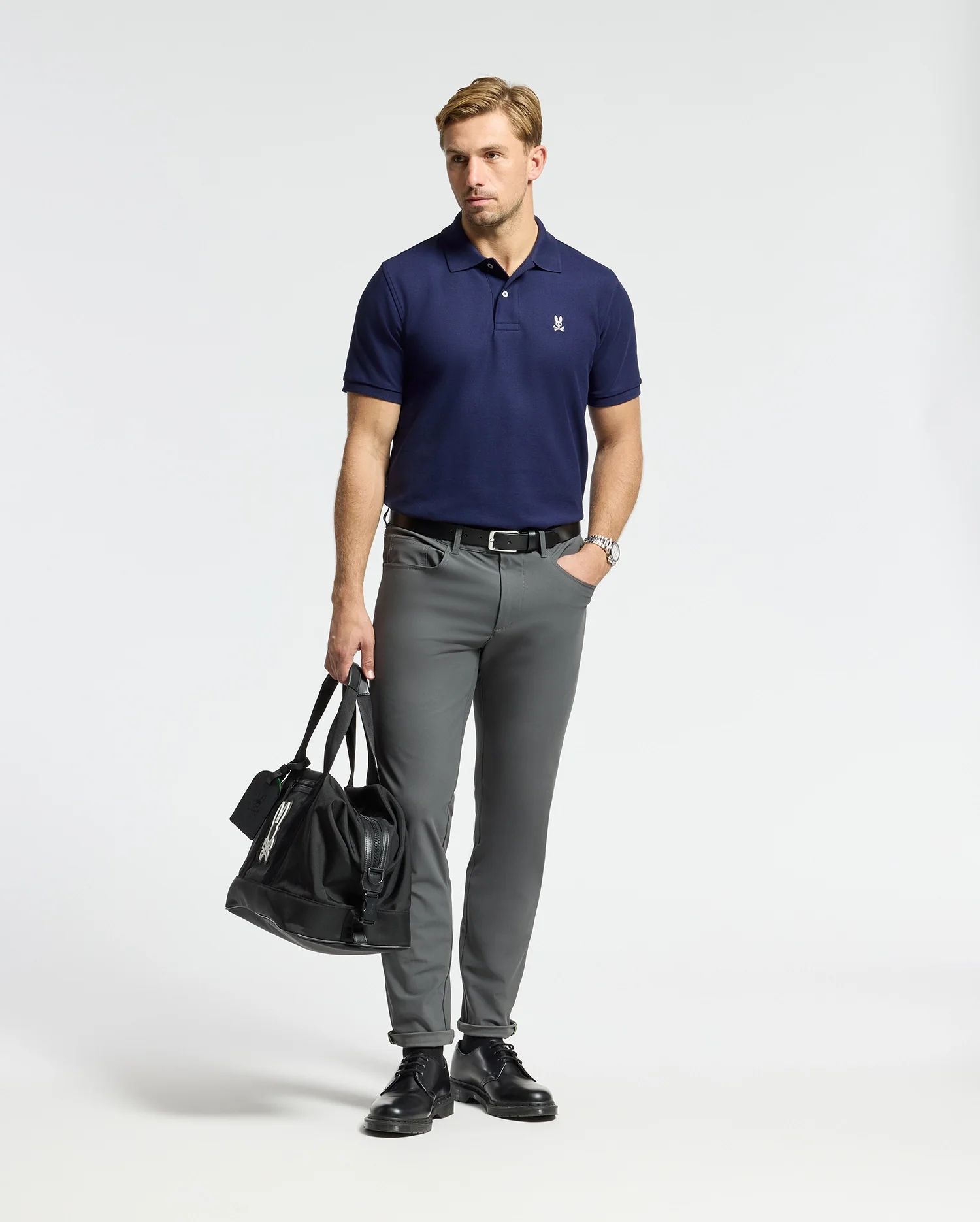 MENS CLASSIC PIQUE POLO SHIRT - B6K001CRPC - Image 7