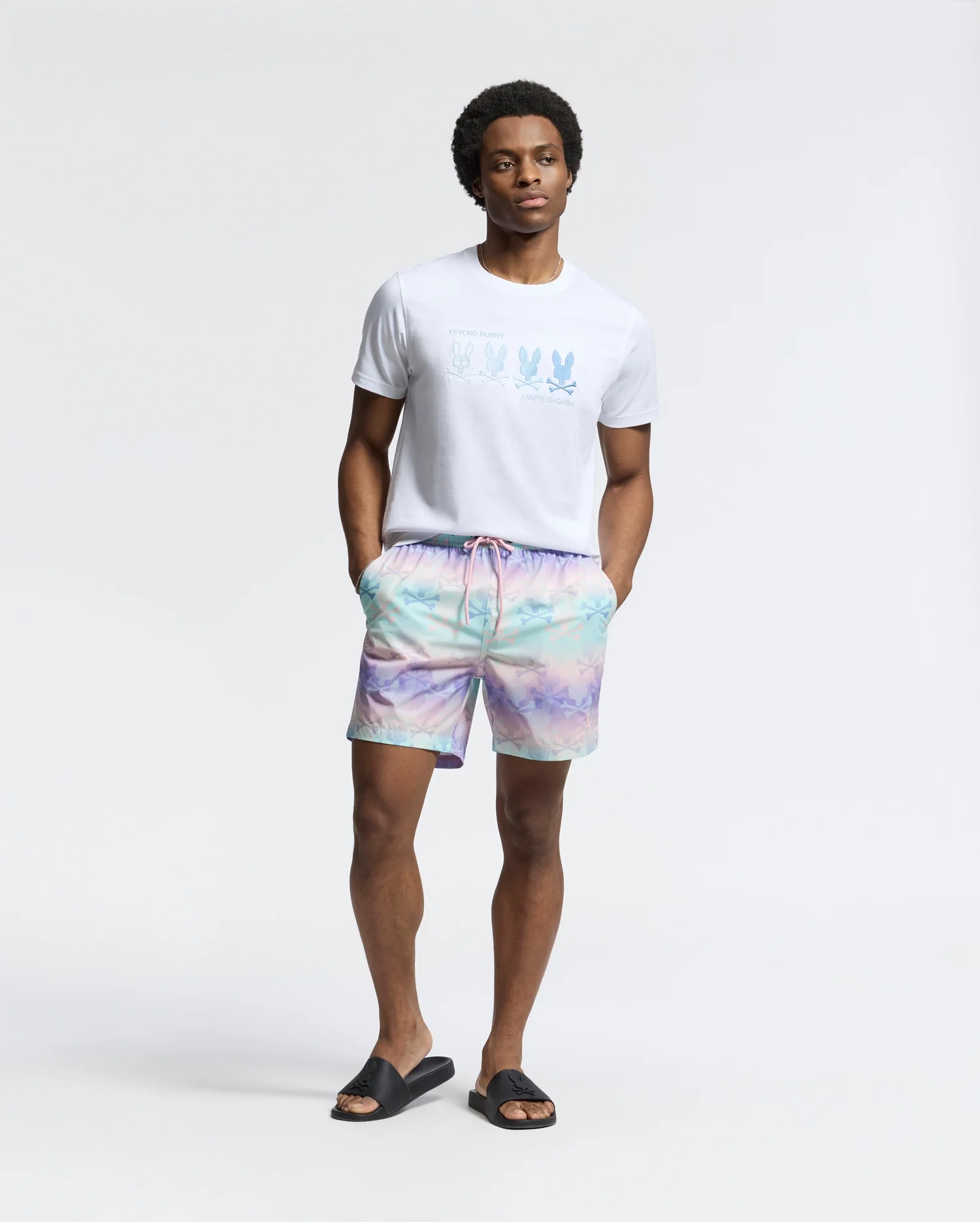 MENS FORSTER BUNNY PRINTED SWIM TRUNK - B6W621F200 - Image 6