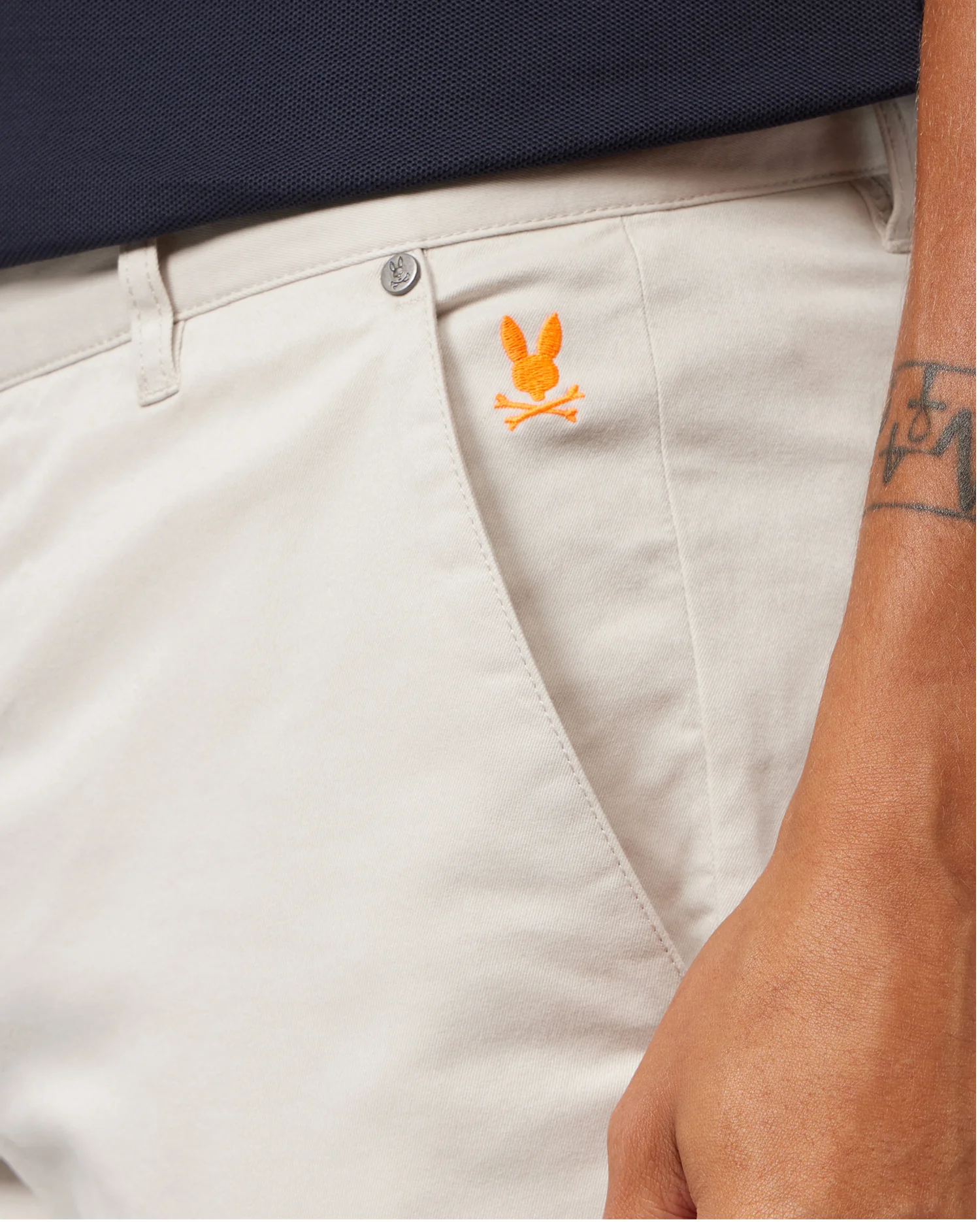 MENS GILMAN REGULAR FIT CHINO PANT - B6P393Z1WB - Image 3