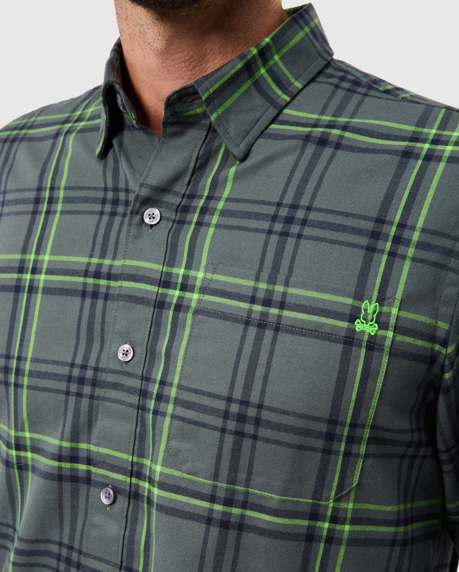 MENS HAYES PLAID SHIRT - B6C842D200 - Image 4