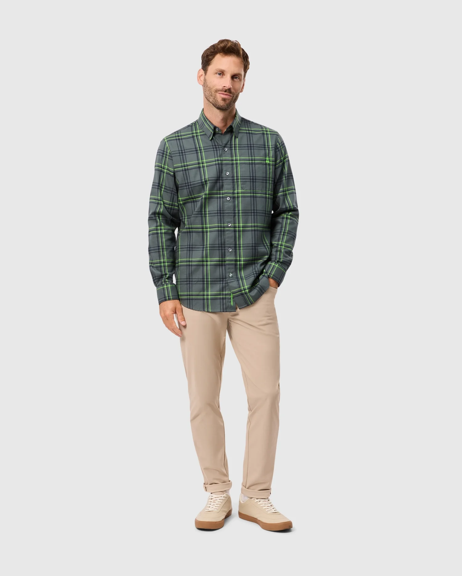 MENS HAYES PLAID SHIRT - B6C842D200 - Image 7