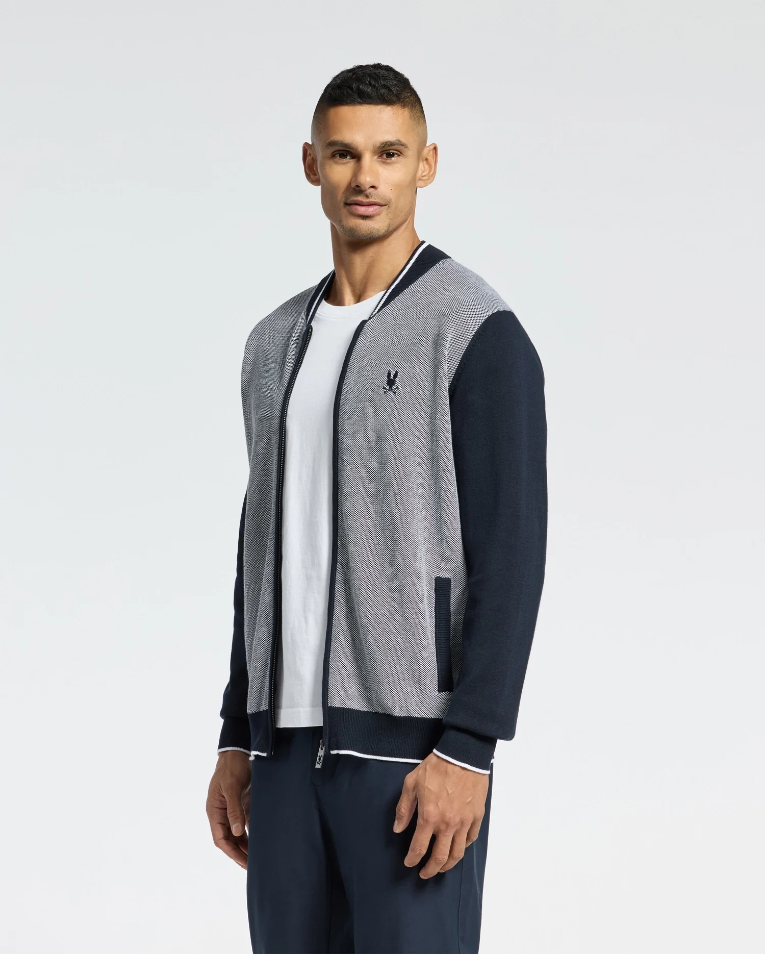 MENS HECTOR KNIT BOMBER - B6E577F200 - Image 4